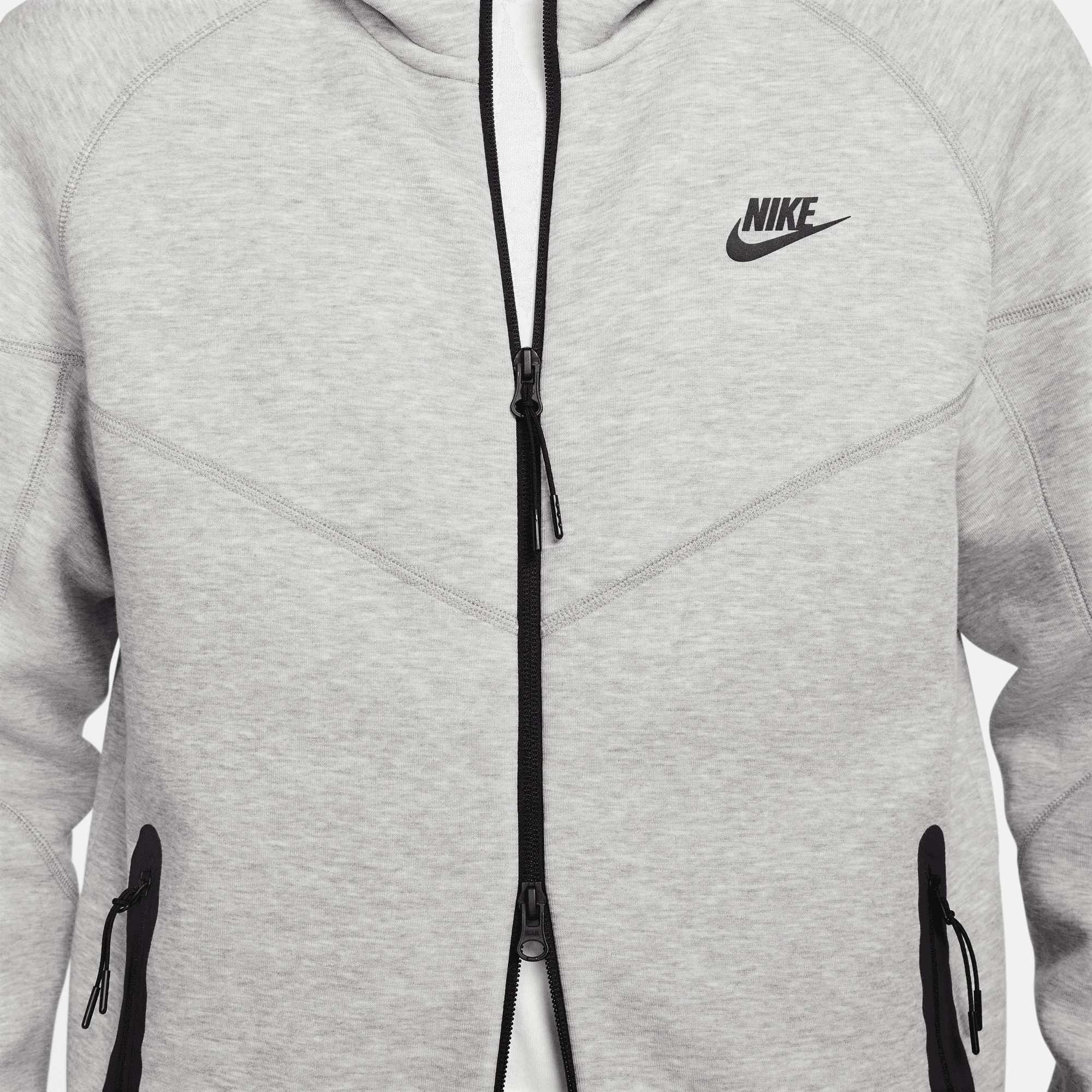 TECH FLEECE FULL-ZIP HOODIE - GRAPHITE - Image 4