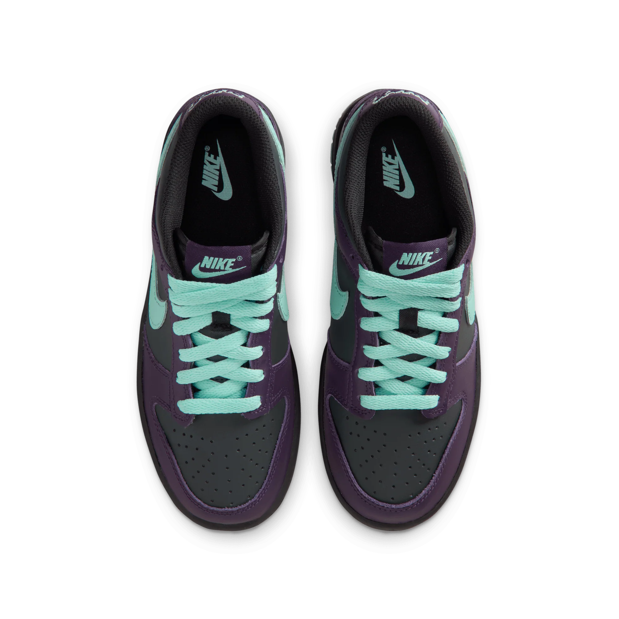 DUNK LOW (GS) - DARK SMOKE GREY / ARTISAN TEAL - Image 5