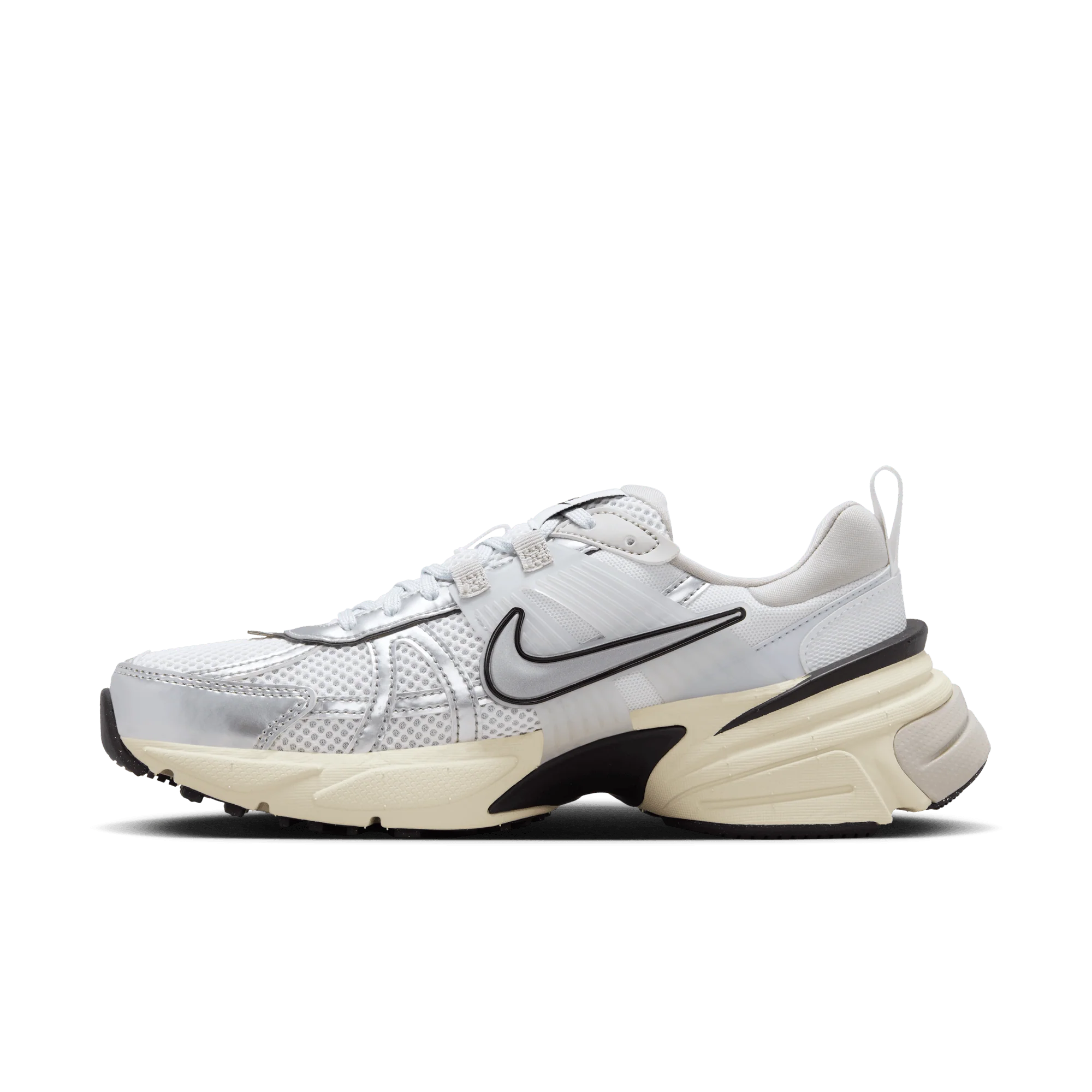 WMNS V2K RUN - SUMMIT WHITE / METALLIC SILVER - Image 4