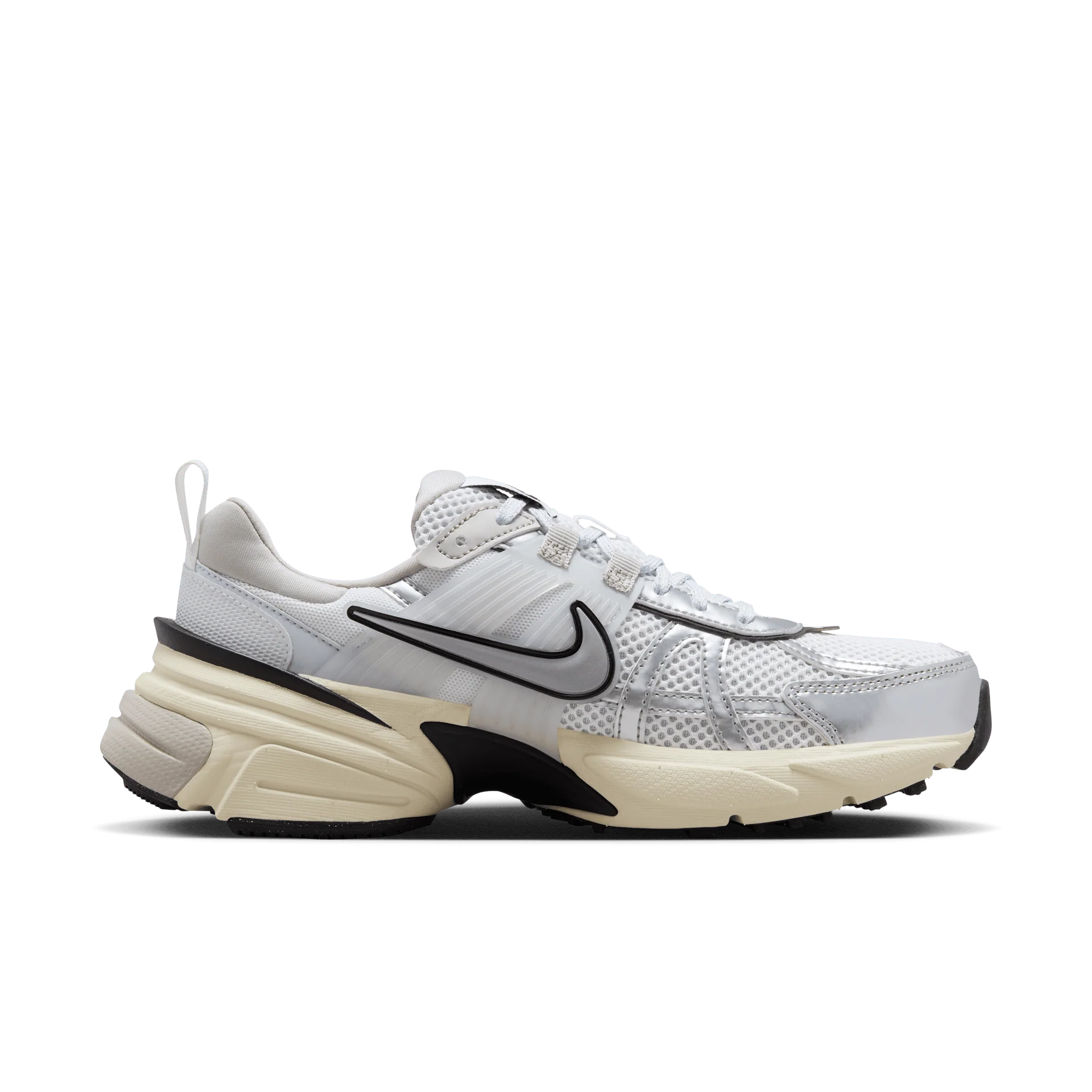 WMNS V2K RUN - SUMMIT WHITE / METALLIC SILVER - Image 5