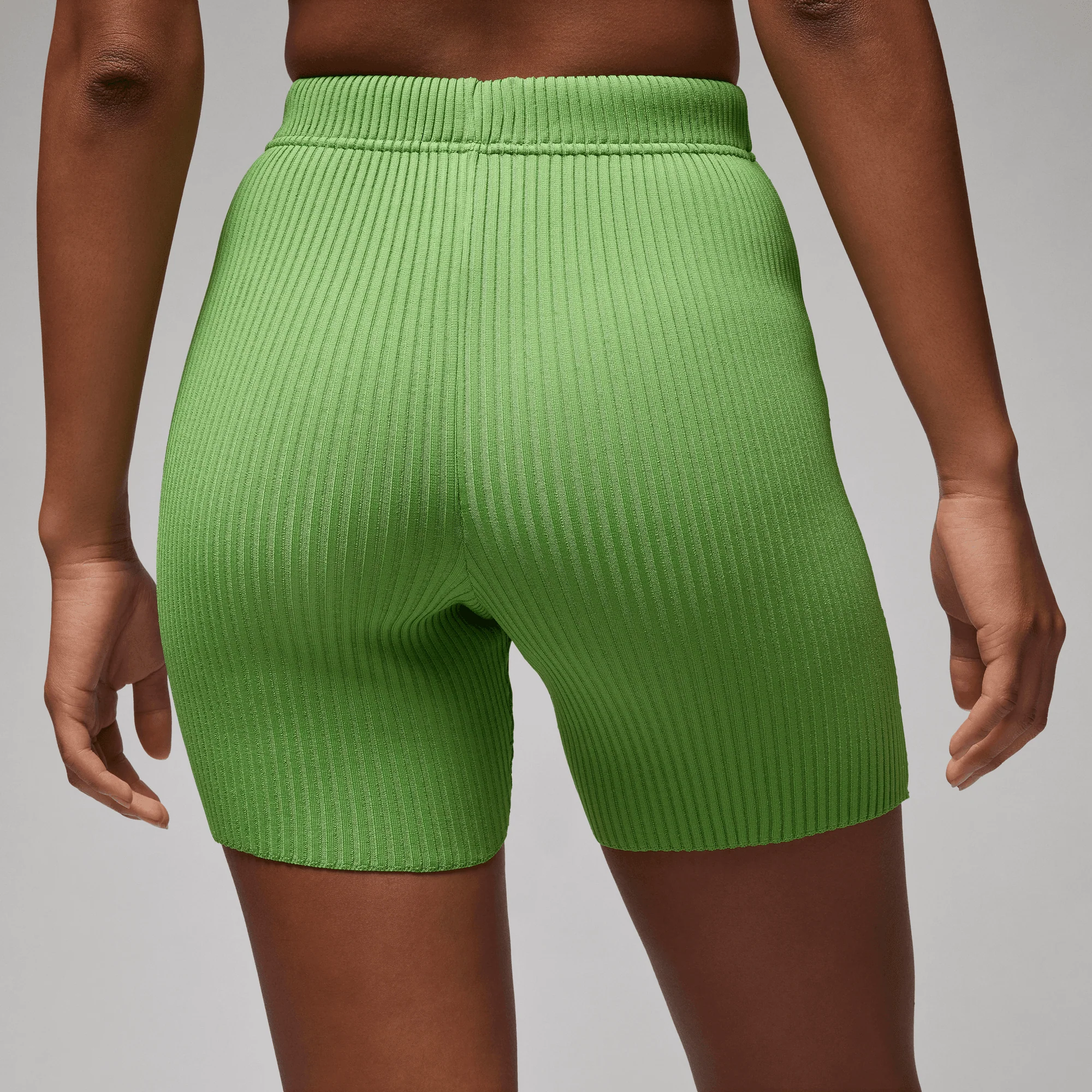 WMNS UNION X BEPHIES BEAUTY SUPPLY X JORDAN X UNION BIKE SHORTS - LIME ICE / COCNUT - Image 2