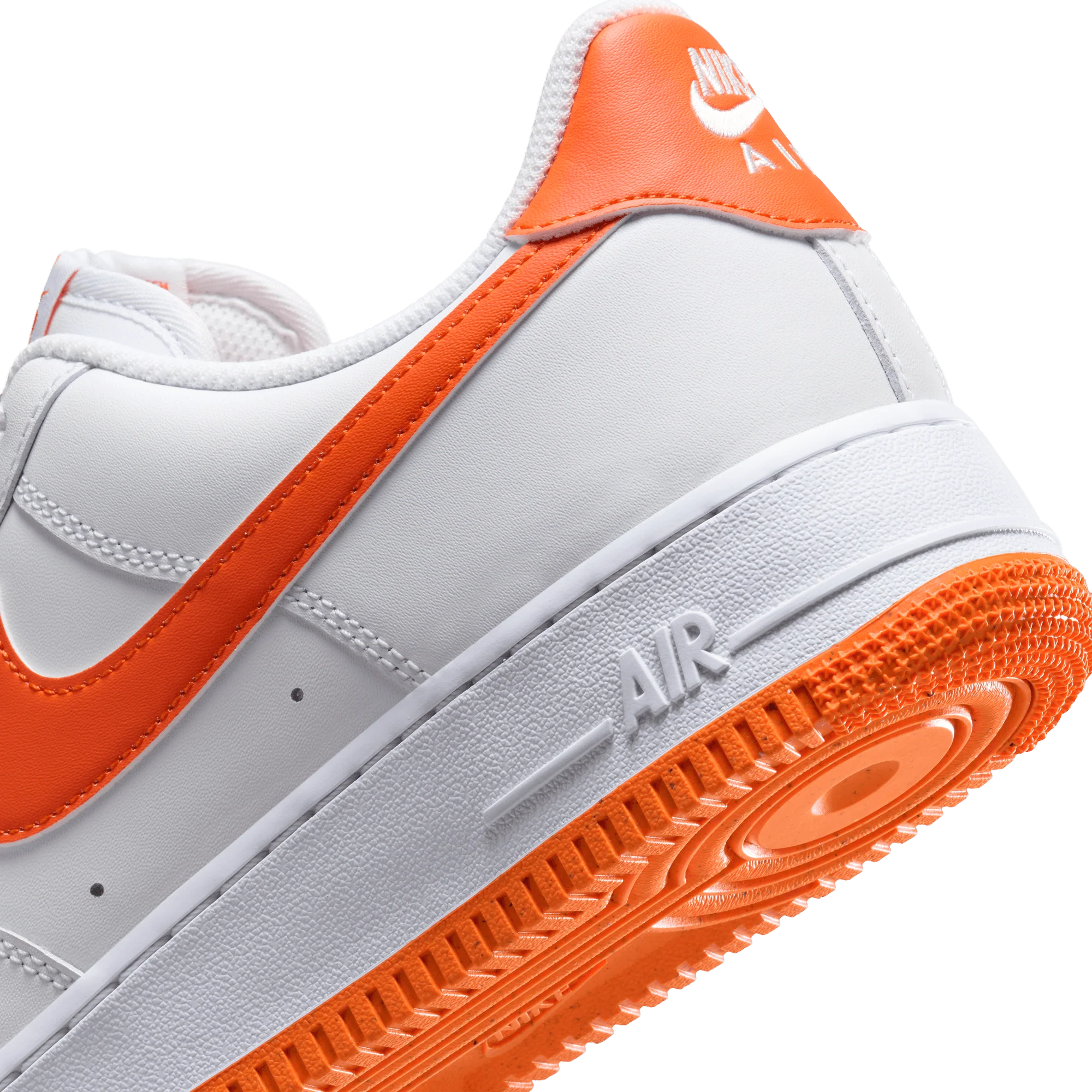 AIR FORCE 1 `07 - WHITE / SAFETY ORANGE - Image 8