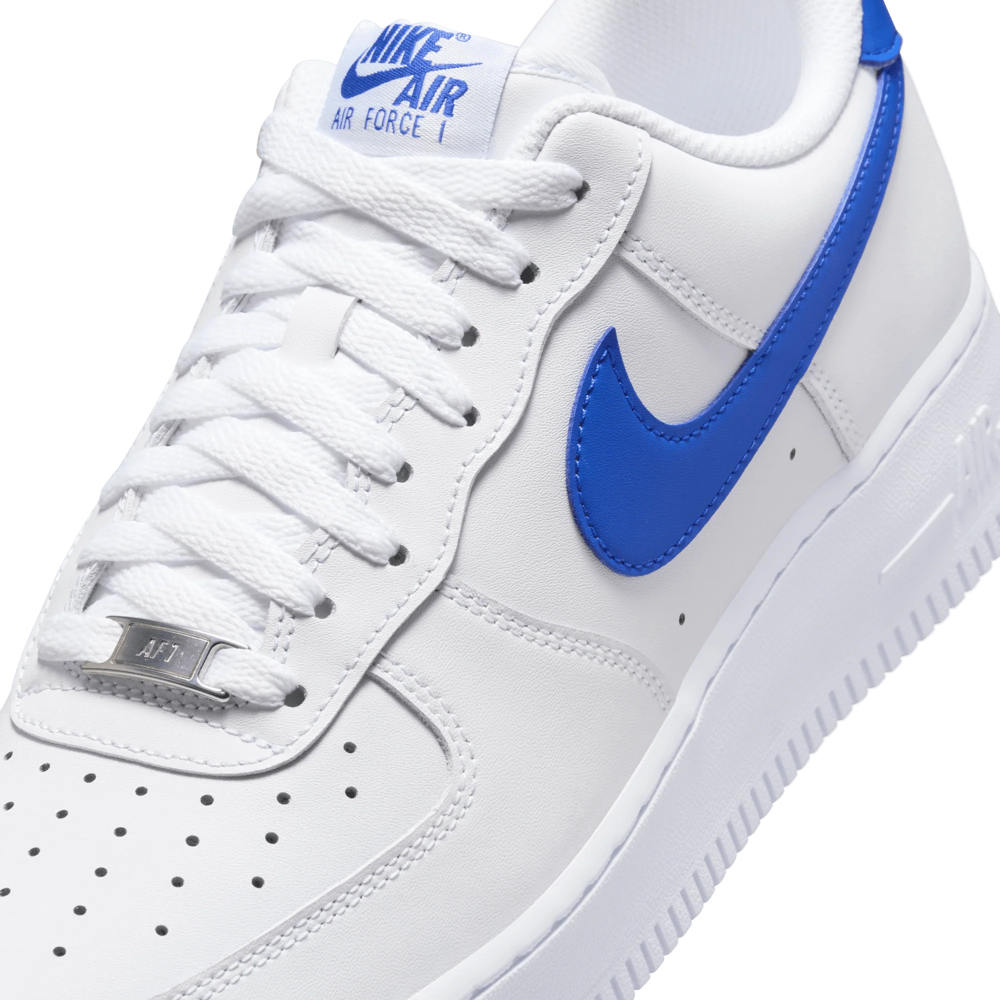 AIR FORCE 1 `07 - WHITE / HYPER ROYAL - Image 7