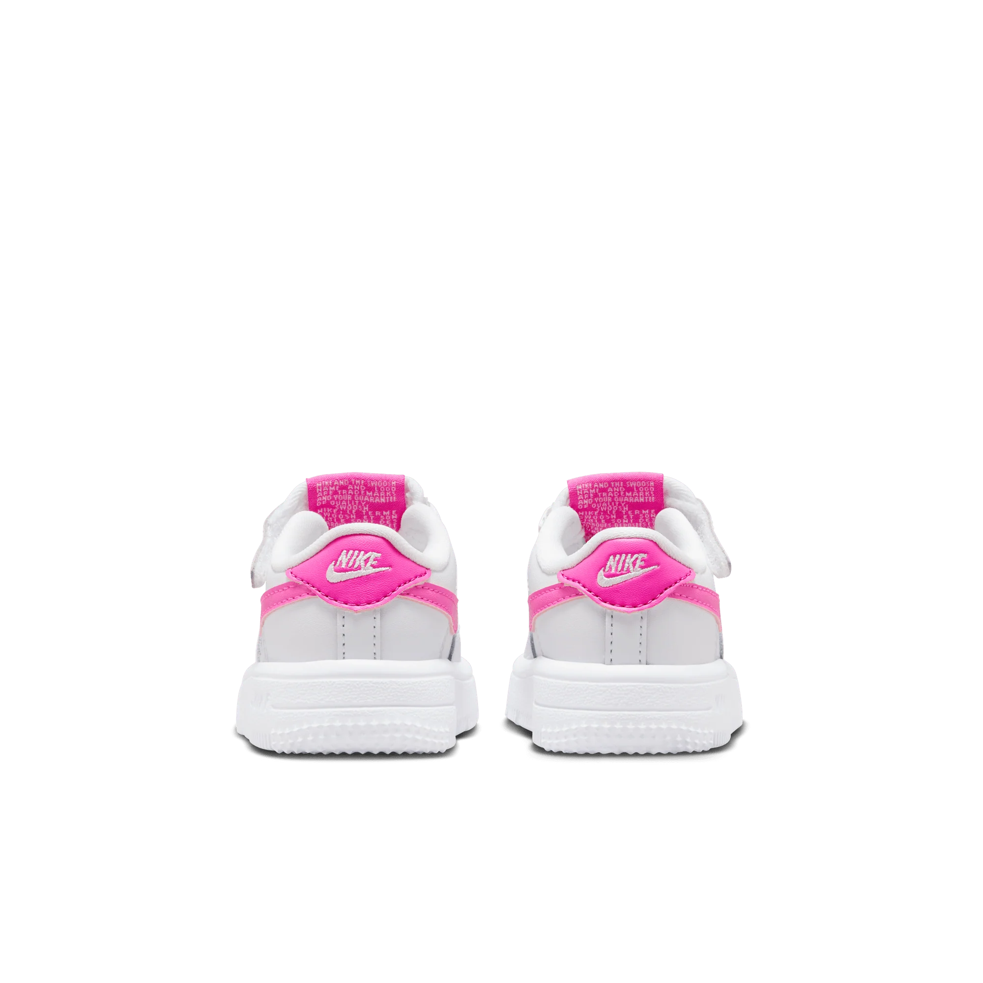 FORCE 1 LOW EASYON (TD) - WHITE / LASER FUCHSIA - Image 3