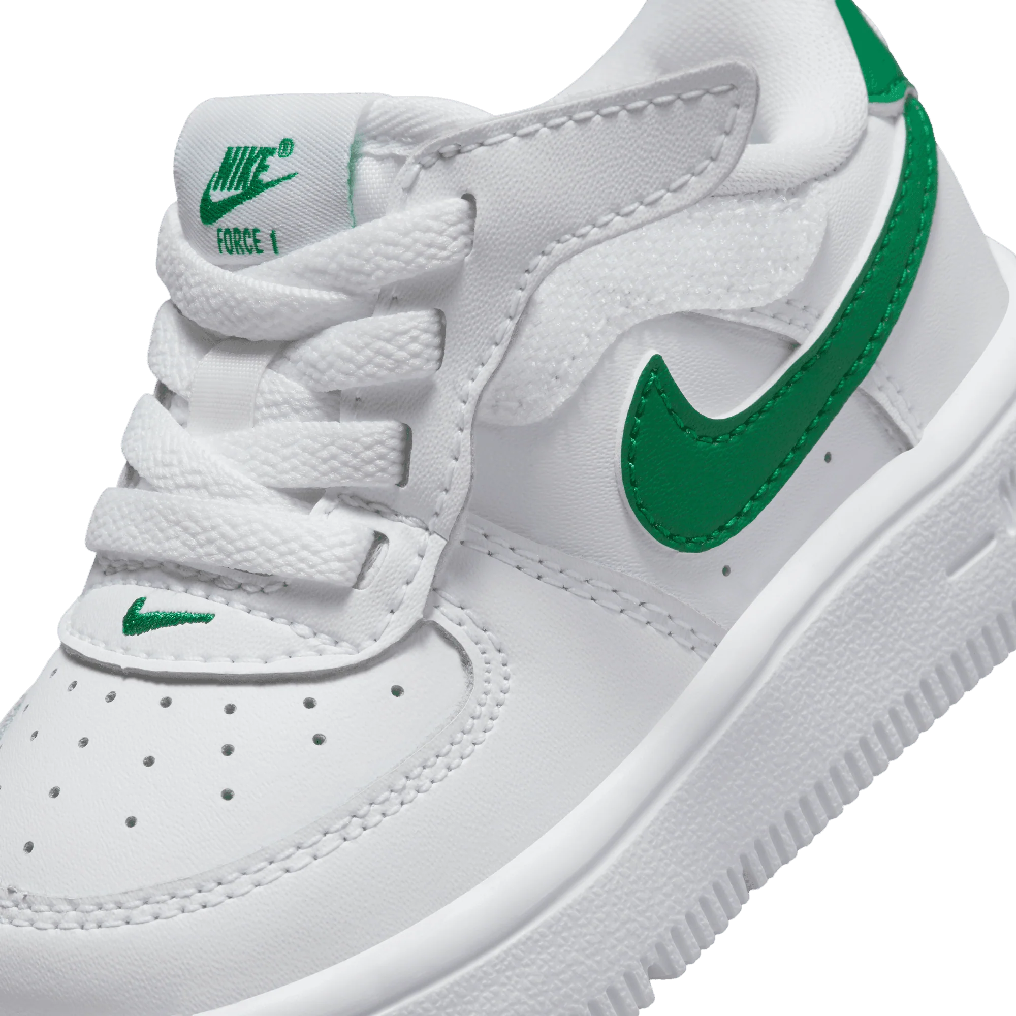 FORCE 1 LOW EASYON (TD) - WHITE / MALACHITE GREEN - Image 7