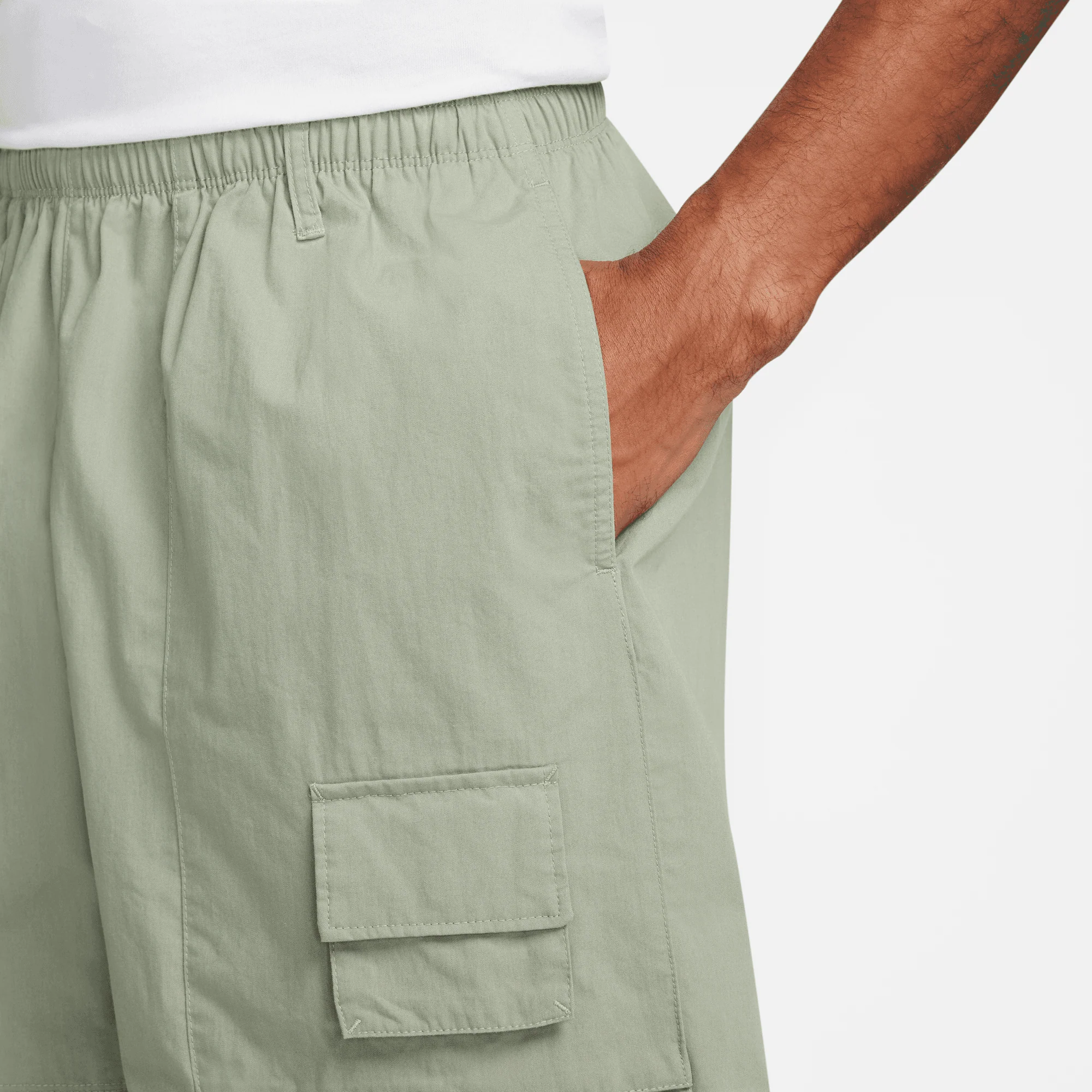NIKE DRAWSTRING CARGO CAMP SHORTS- JADE HORIZON - Image 7