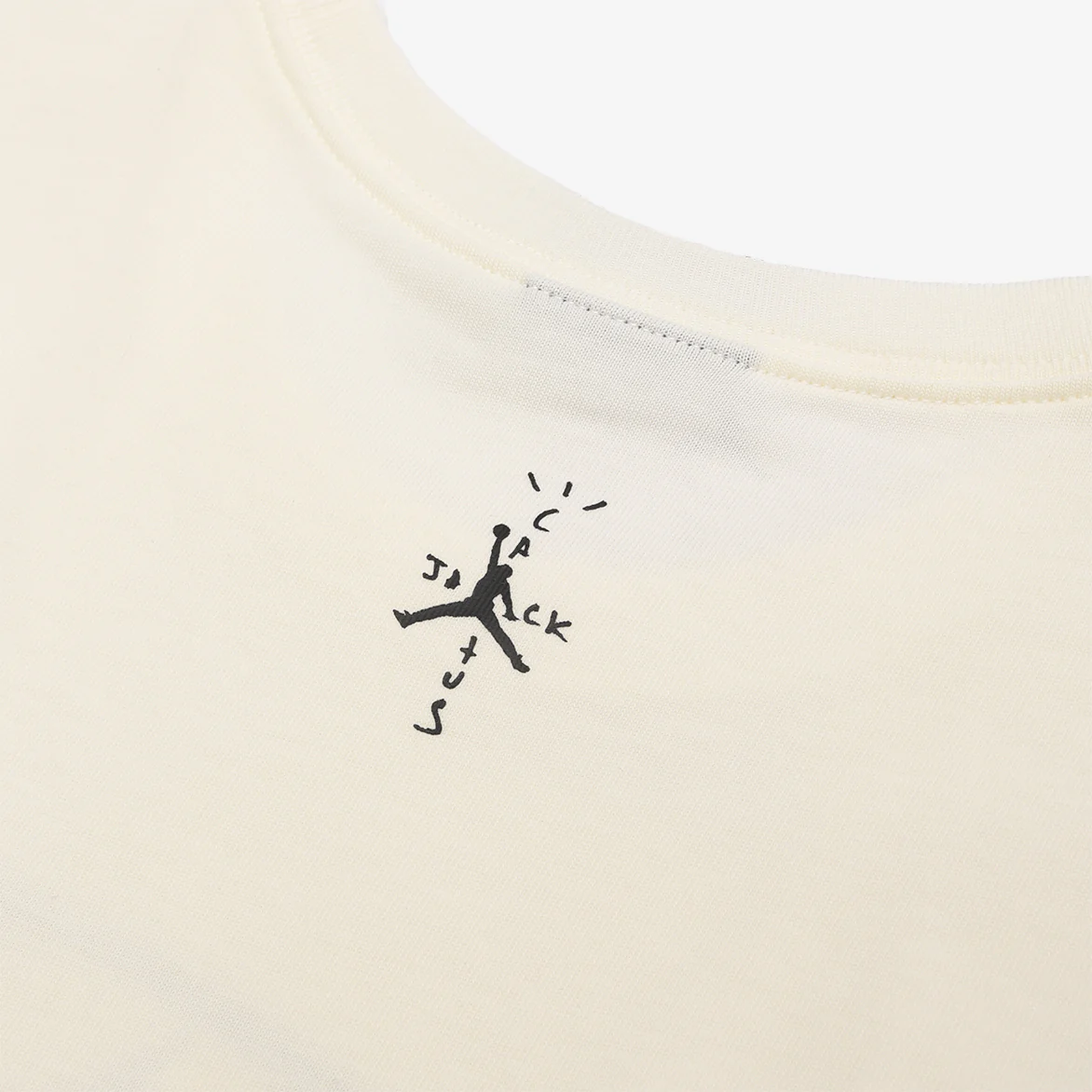 TRAVIS SCOTT X AIR JORDAN WMNS CROPPED TEE - SAIL - Image 3