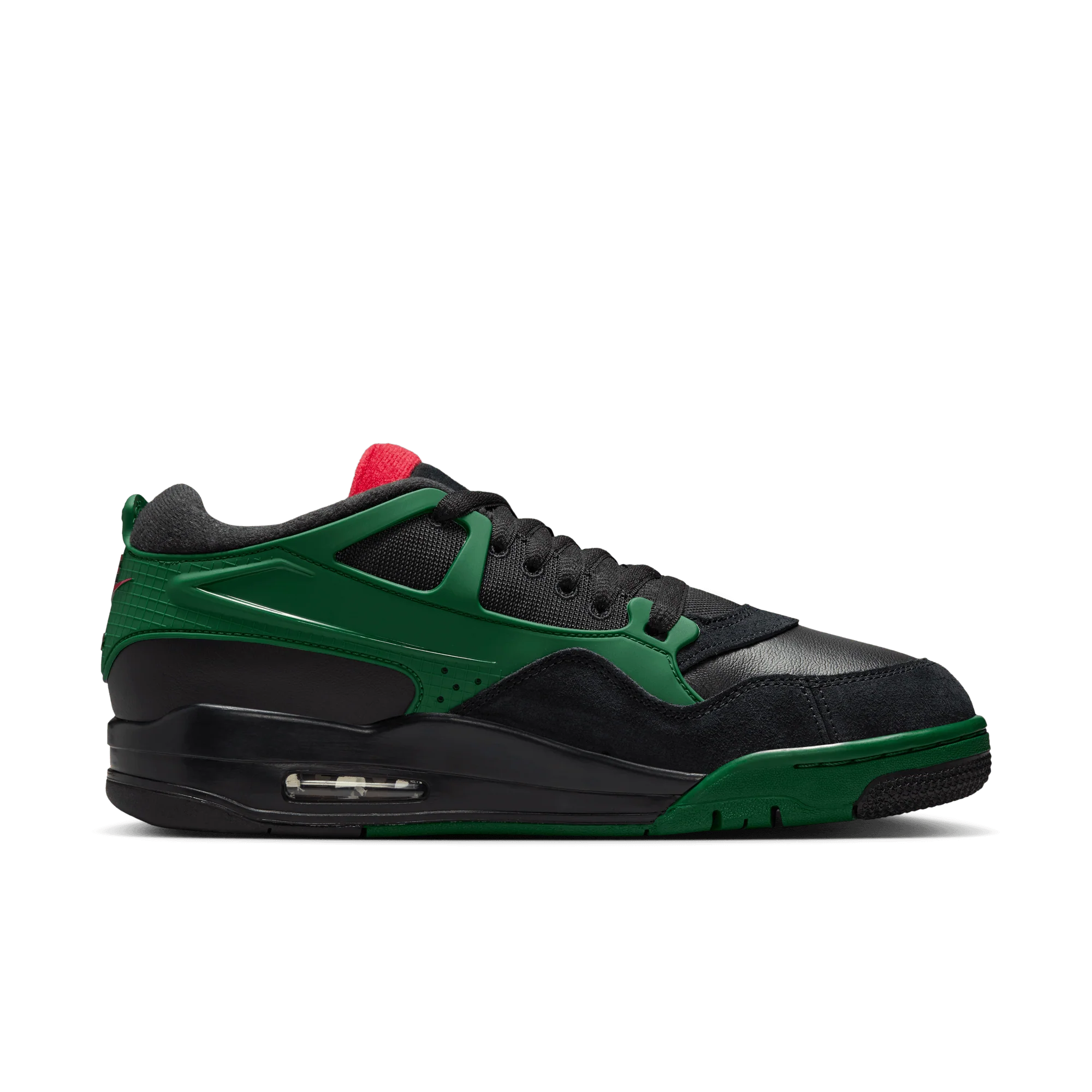 AIR JORDAN 4 RM - BLACK / VARSITY RED / GORGE GREEN - Image 3