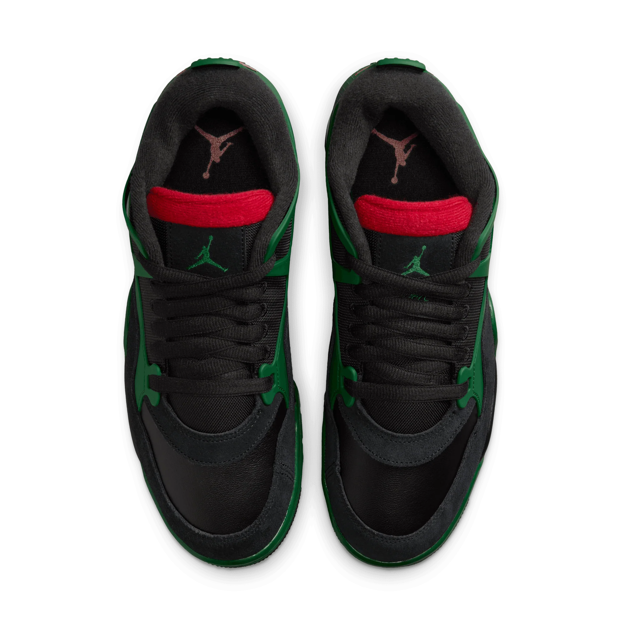 AIR JORDAN 4 RM - BLACK / VARSITY RED / GORGE GREEN - Image 5