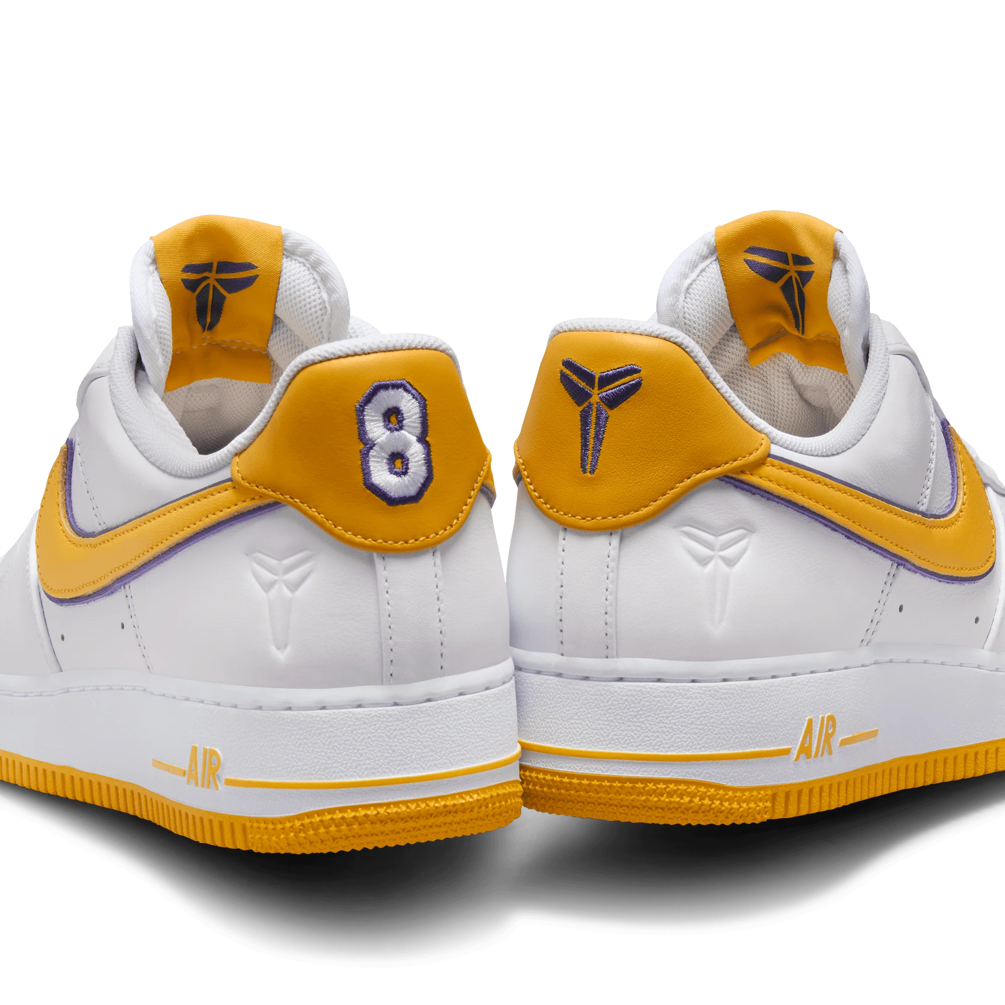 KOBE X NIKE AIR FORCE 1 LOW RETRO QS "LAKERS HOME" - Image 10