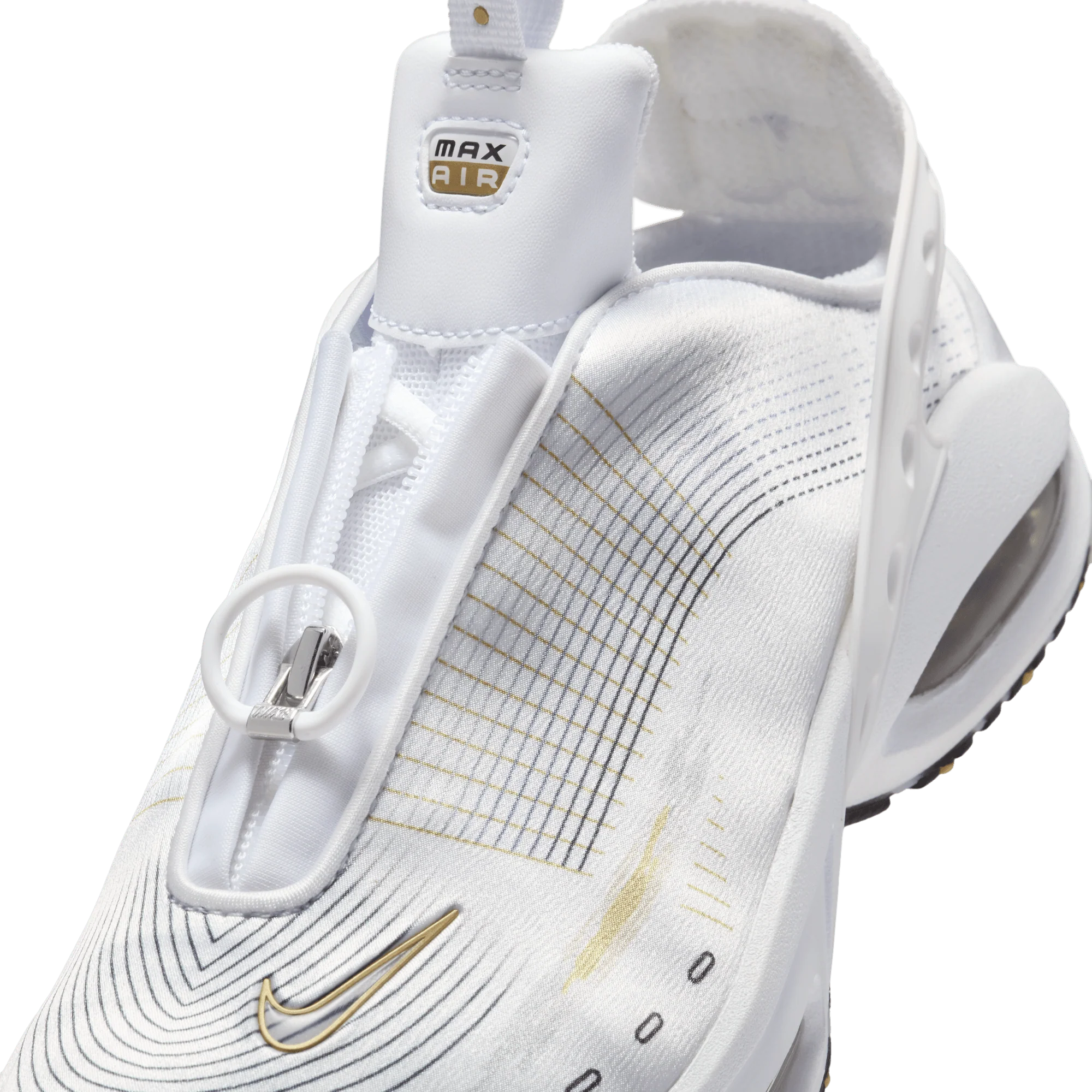 WMNS AIR MAX CRAZE - WHITE / METALLIC GOLD  / COPPER MOON - Image 7