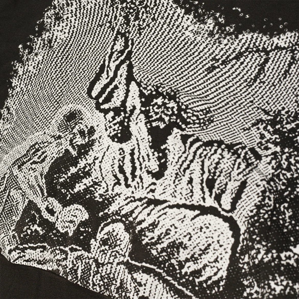 DARK MAGE HOODIE - TRASHED BLACK - Image 3