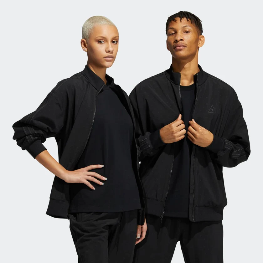 PHARRELL X ADIDAS TRACK JACKET "TRIPLE BLACK" - Image 6