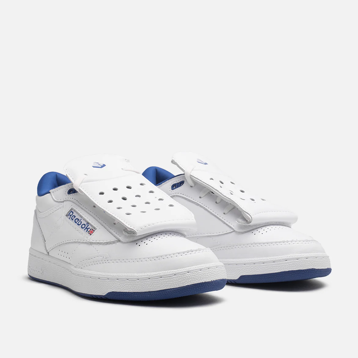 MOUNTAIN RESEARCH X REEBOK CLUB C MID II - WHITE / COBALT / CHALK - Image 2