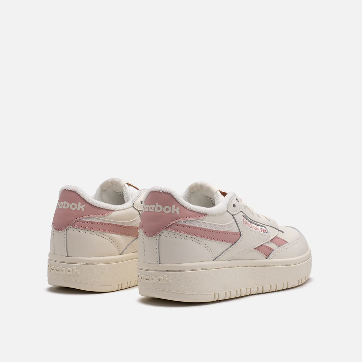 WMNS CLUB C DOUBLE REVENGE - CLOUD WHITE / SOFT ECRU / FROST BERRY - Image 3