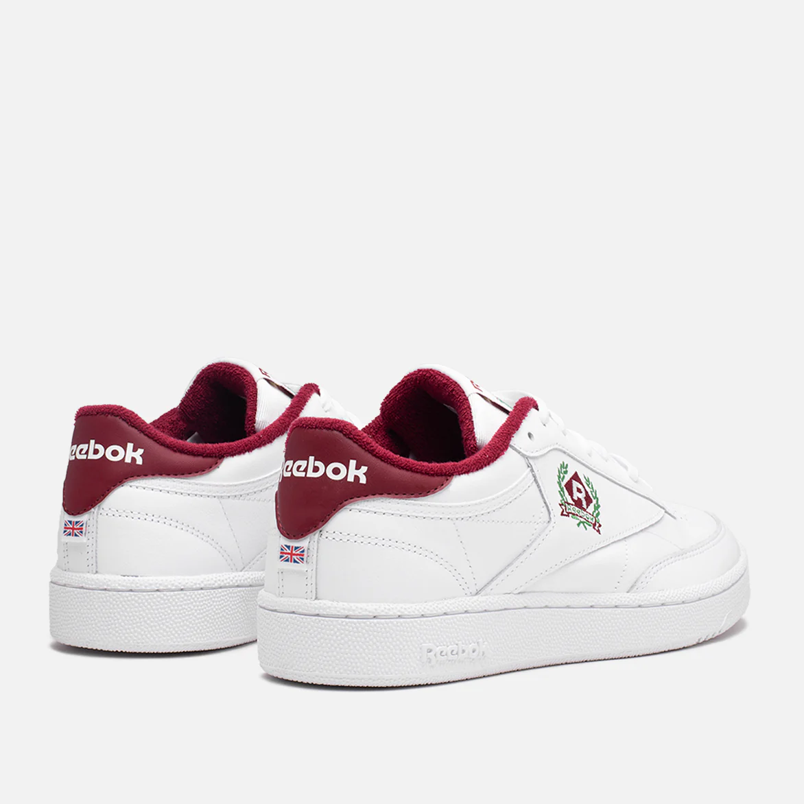 CLUB C 85 - WHITE / BURGUNDY - Image 3