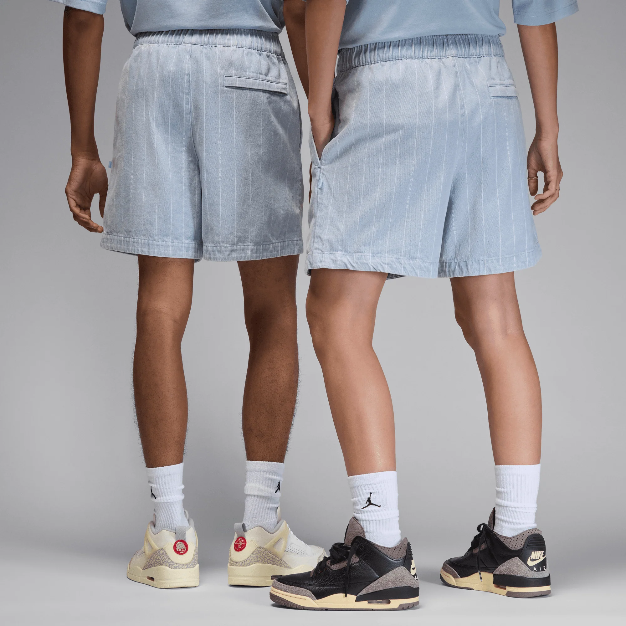 A MA MANIERE X JORDAN SHORTS - ARMORY BLUE - Image 4