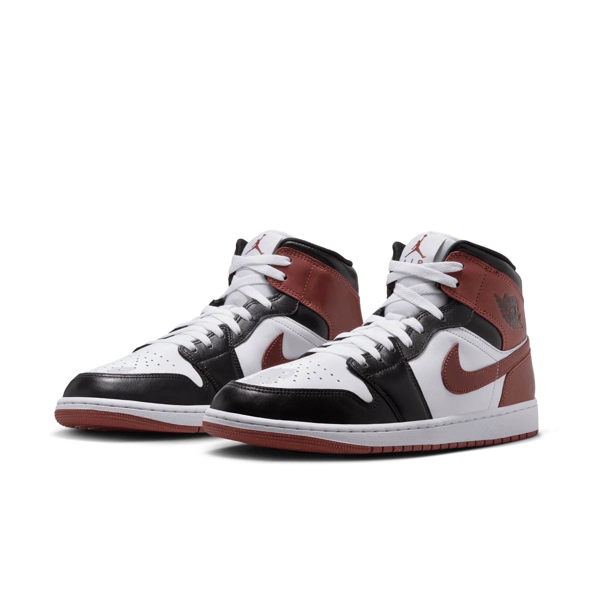 AIR JORDAN 1 MID SE - WHITE / DARK PONY / BLACK - Image 2