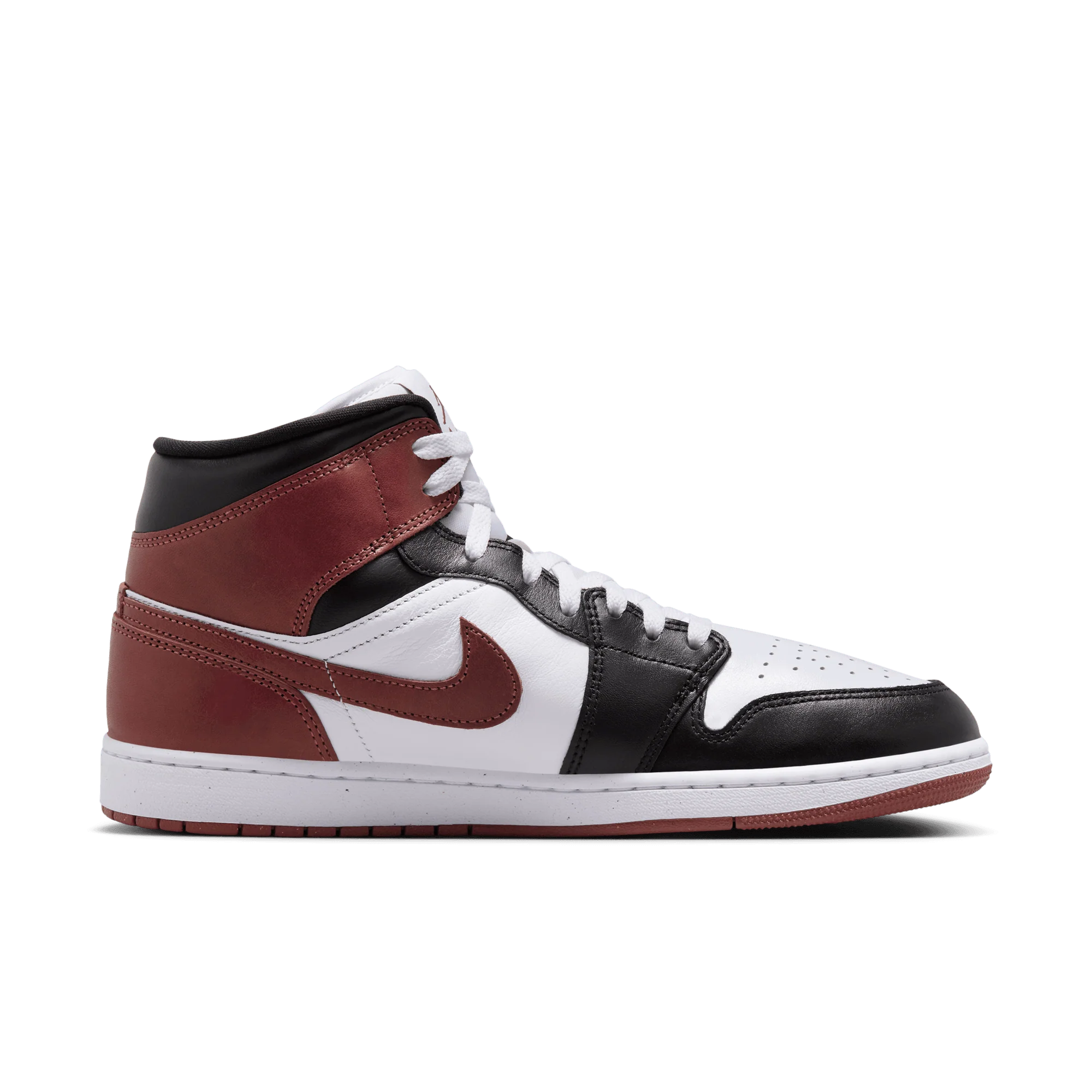 AIR JORDAN 1 MID SE - WHITE / DARK PONY / BLACK - Image 3