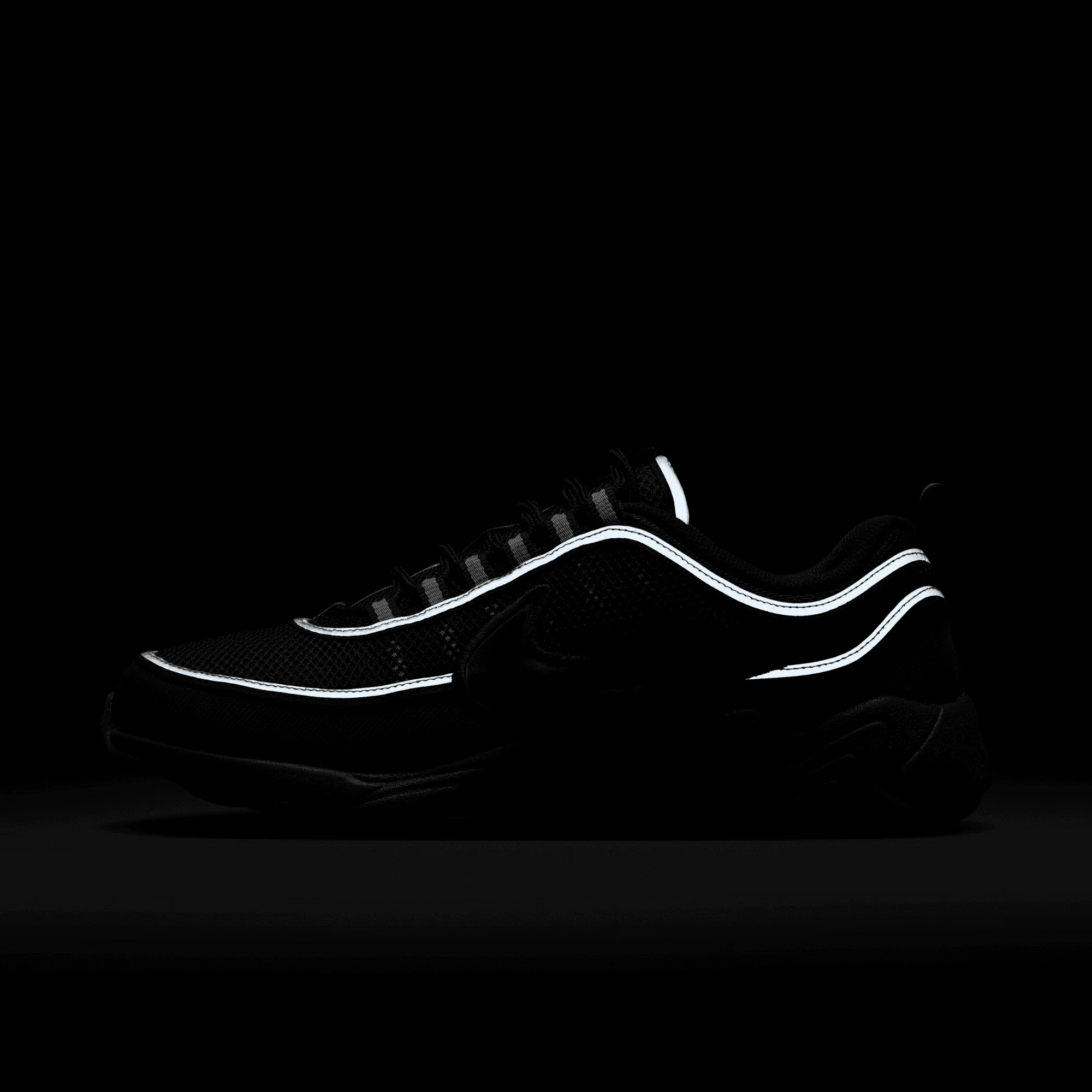 AIR ZOOM SPIRIDON - BLACK / METALLIC SILVER - Image 9
