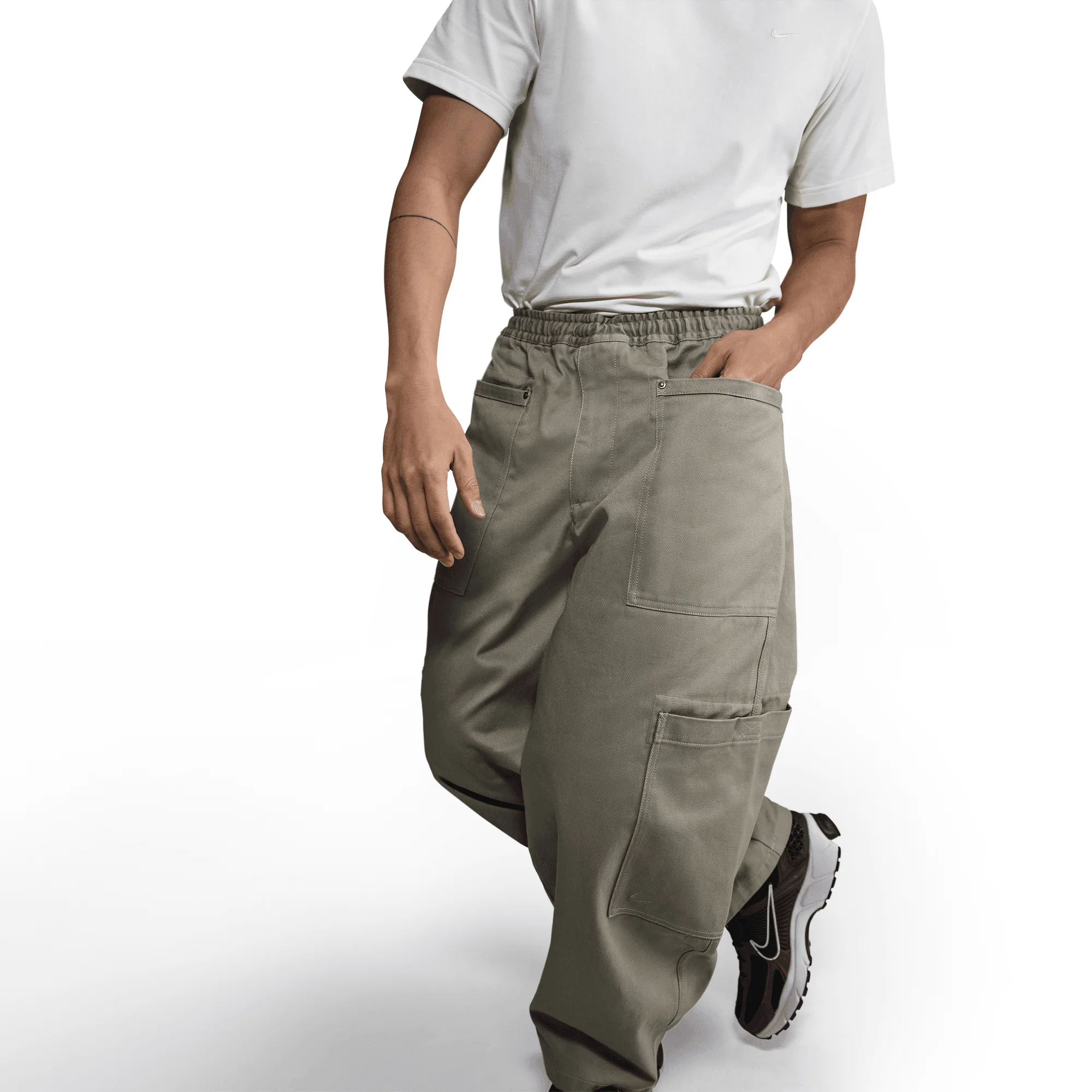 NIKE LIFE MENS UTILITY PANTS - LIGHT ARMY - Image 3