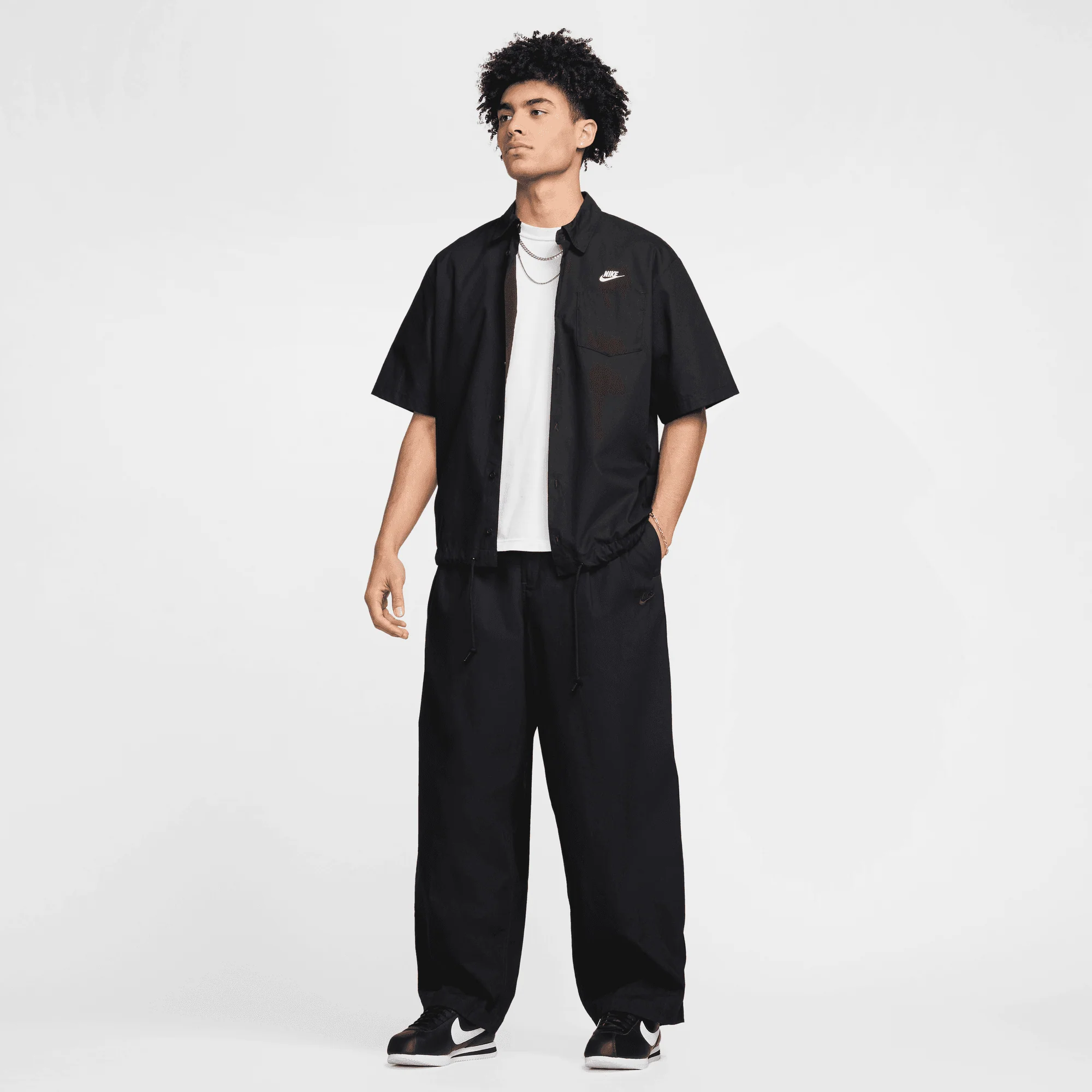 CLUB BALLOON TROUSERS - BLACK - Image 3