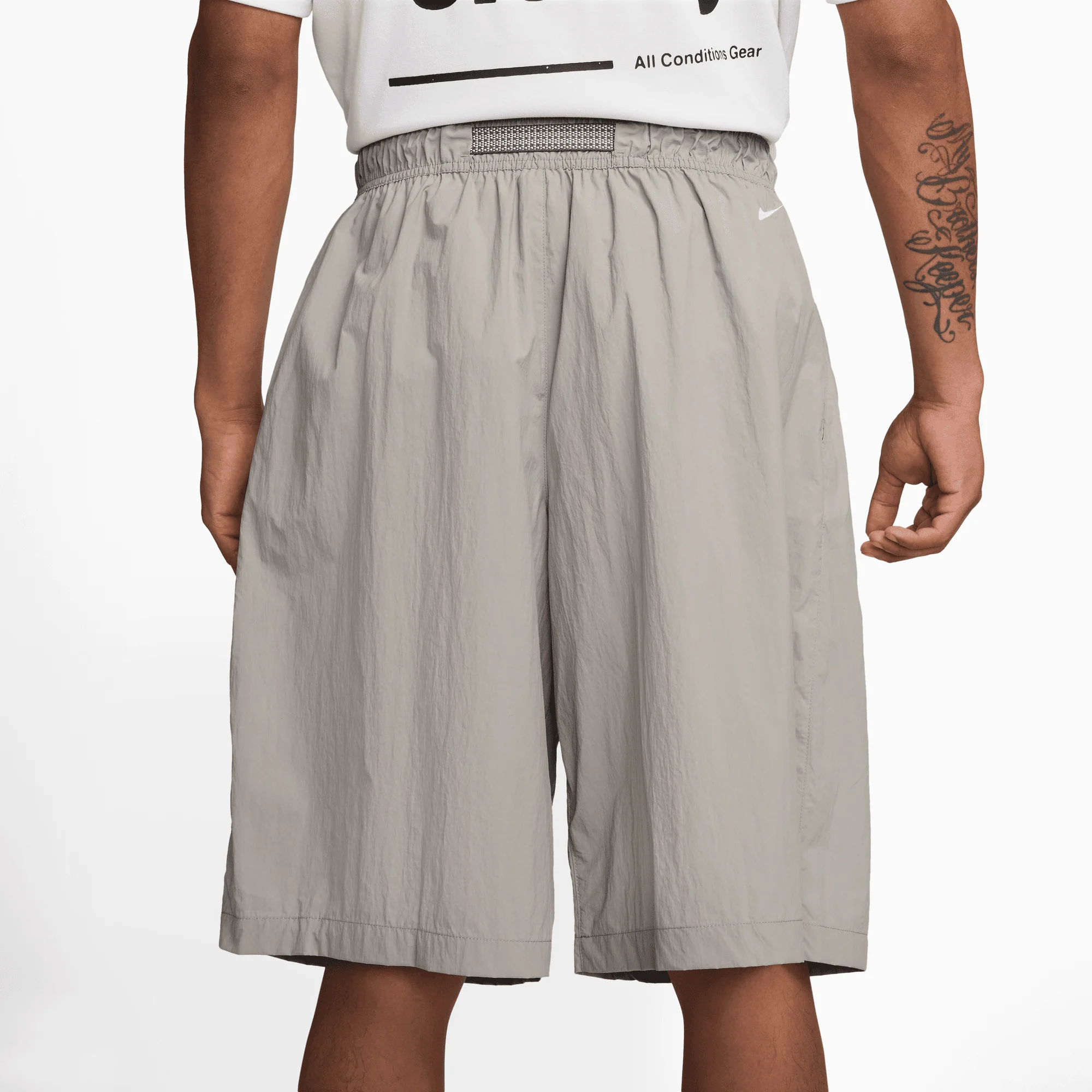 ACG ORB WEAVER OVERSIZED SHORT - COLLEGE GREY / FOOTBALL GREY - Image 2