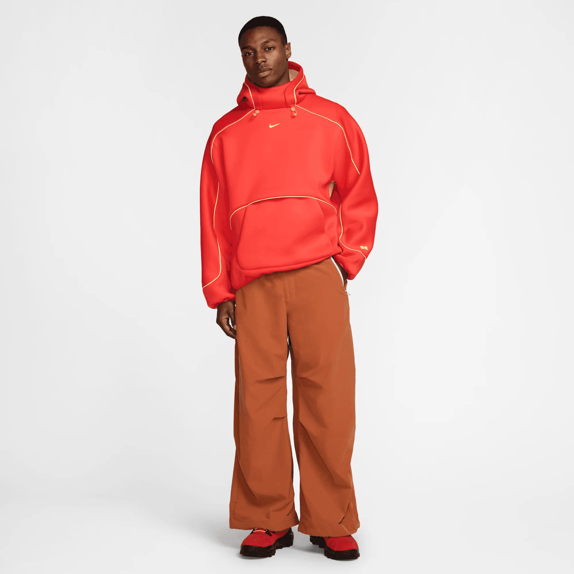 PROJECT F.R.O.G PARACHUTE PANTS - DARK RUSSET / LIGHT LEMON TWIST - Image 7