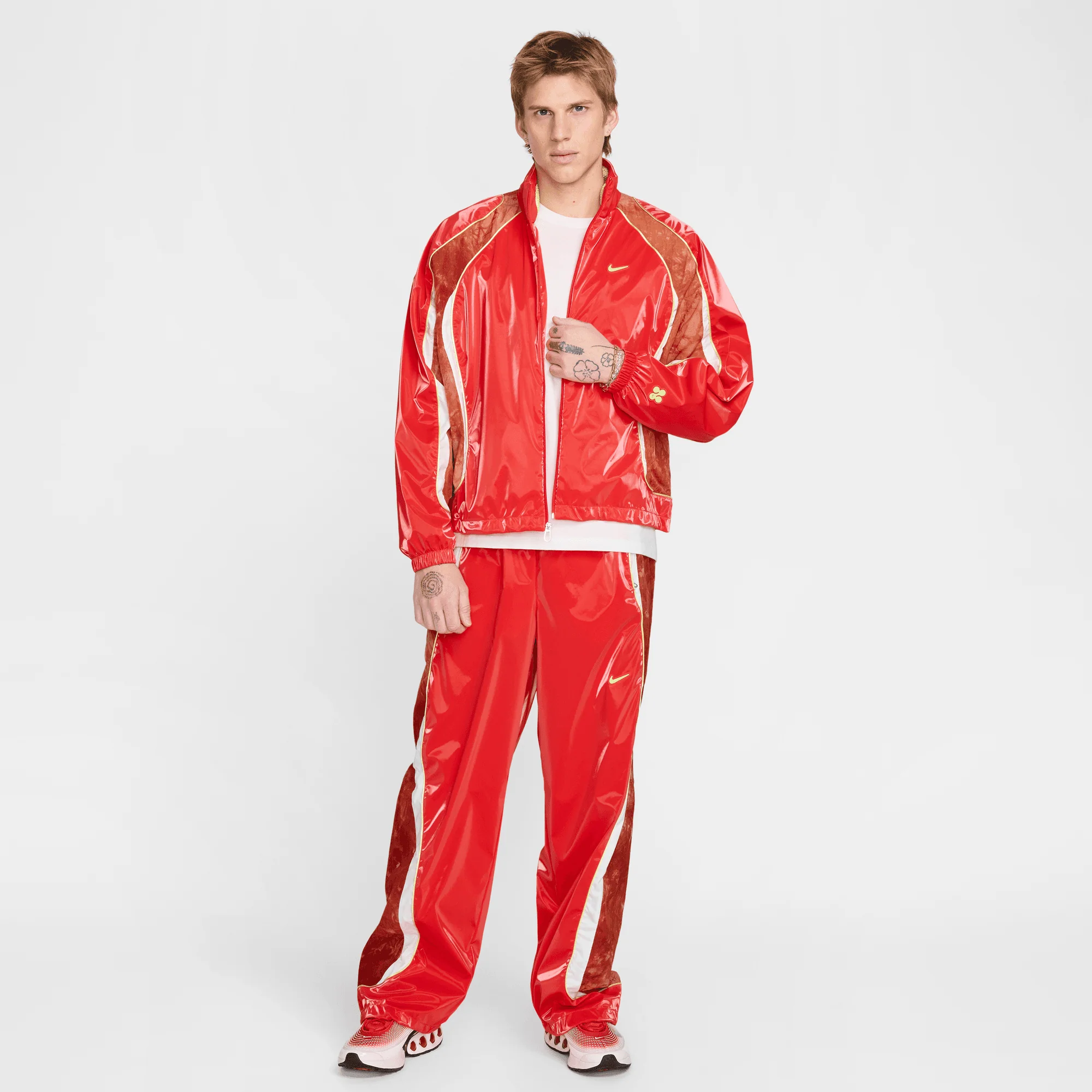PROJECT F.R.O.G TRACK JACKET - LIGHT CRIMSON / DARK RUSSET - Image 6