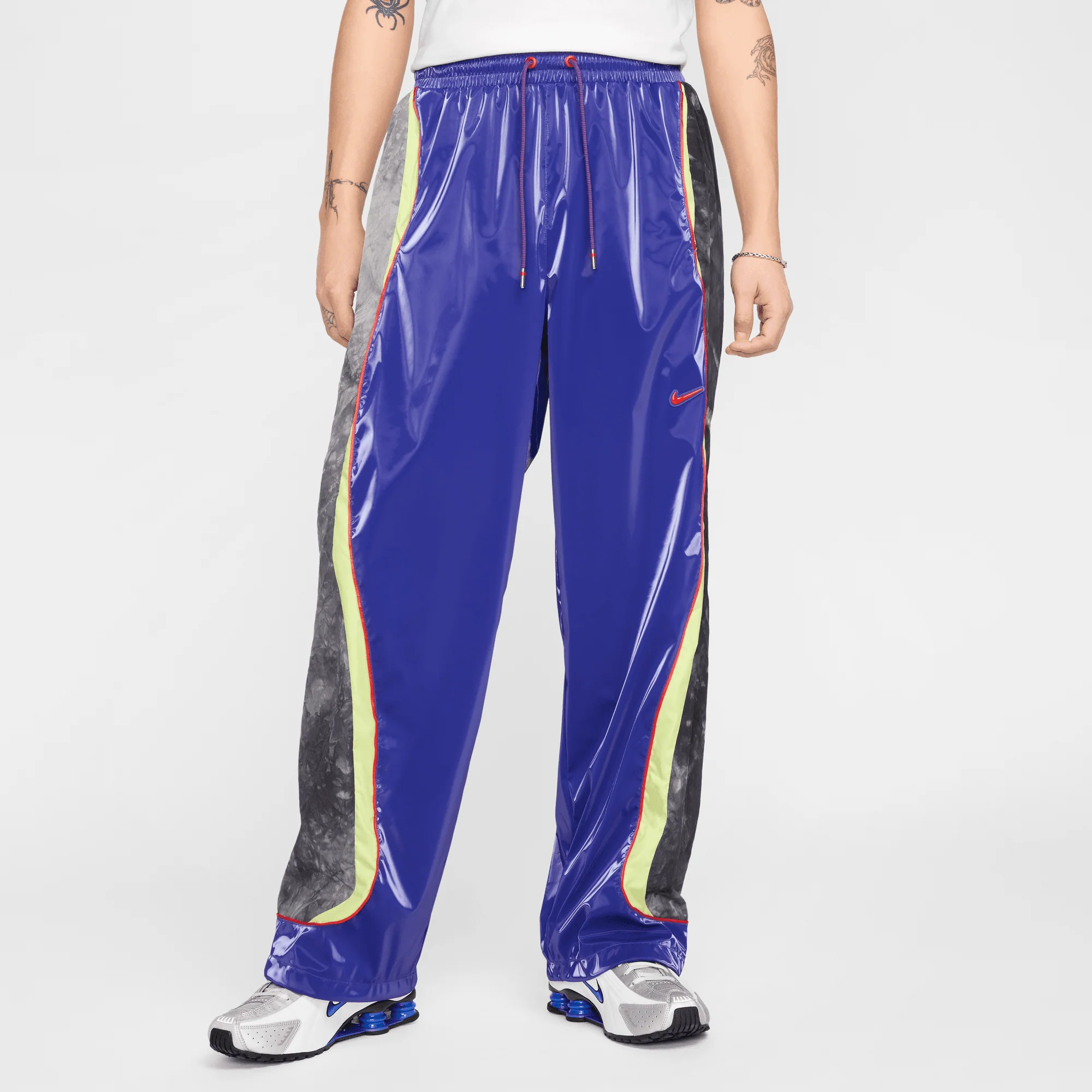 PROJECT F.R.O.G TRACK PANT - DEEP NIGHT / LIGHT CRIMSON