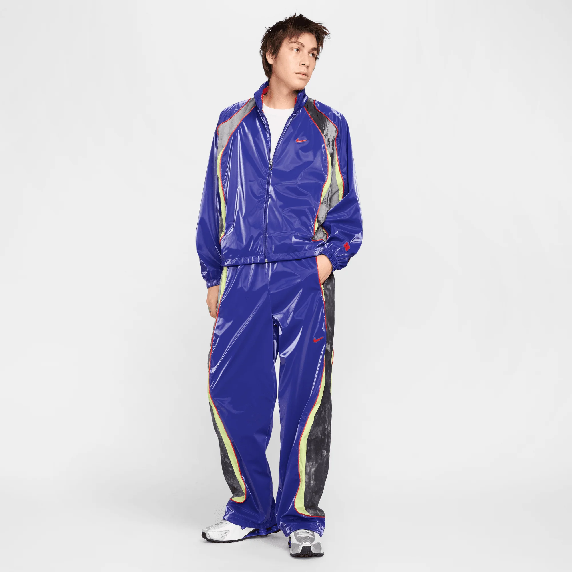 PROJECT F.R.O.G TRACK PANT - DEEP NIGHT / LIGHT CRIMSON - Image 6