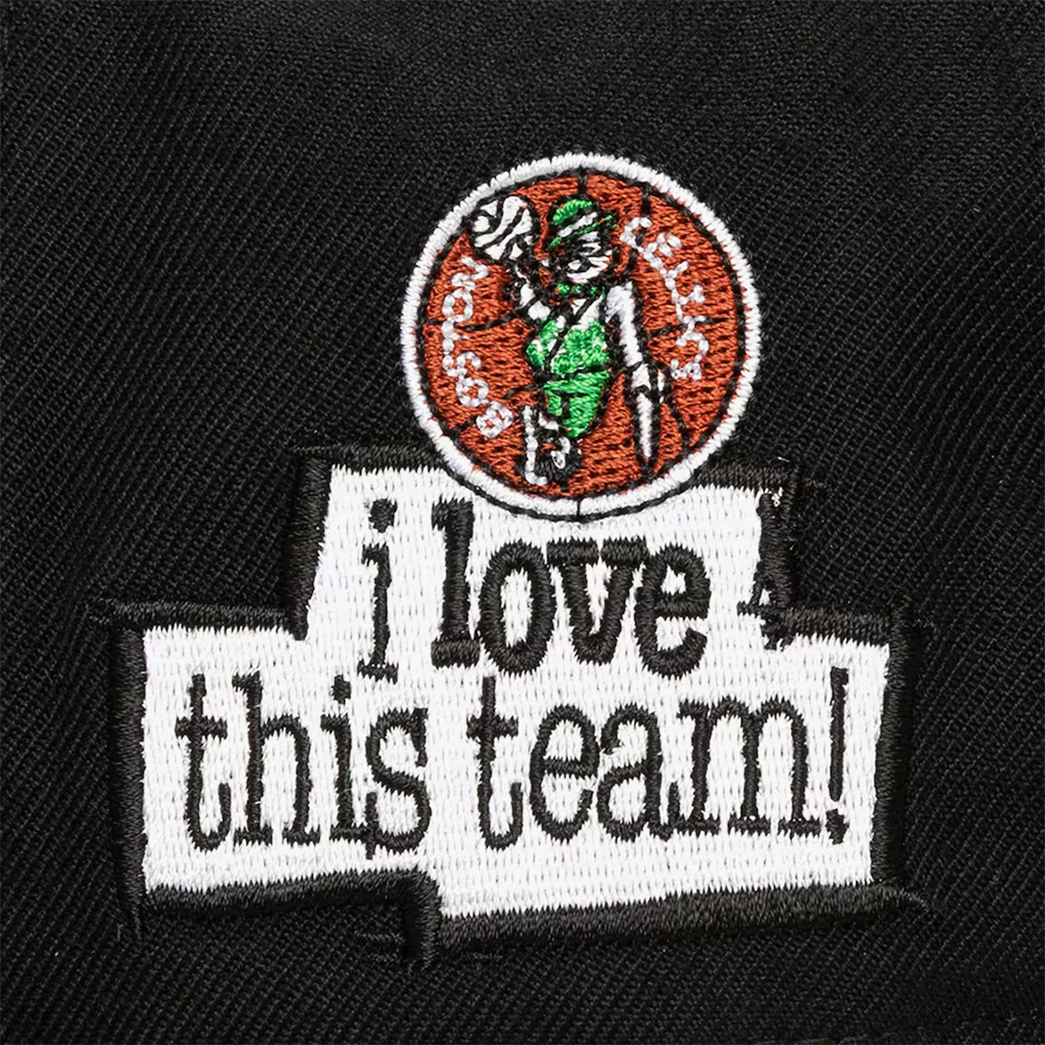 MITCHELL & NESS X JUST DON "I LOVE THIS TEAM" SNAKESKIN STRAPBACK - CELTICS - Image 3