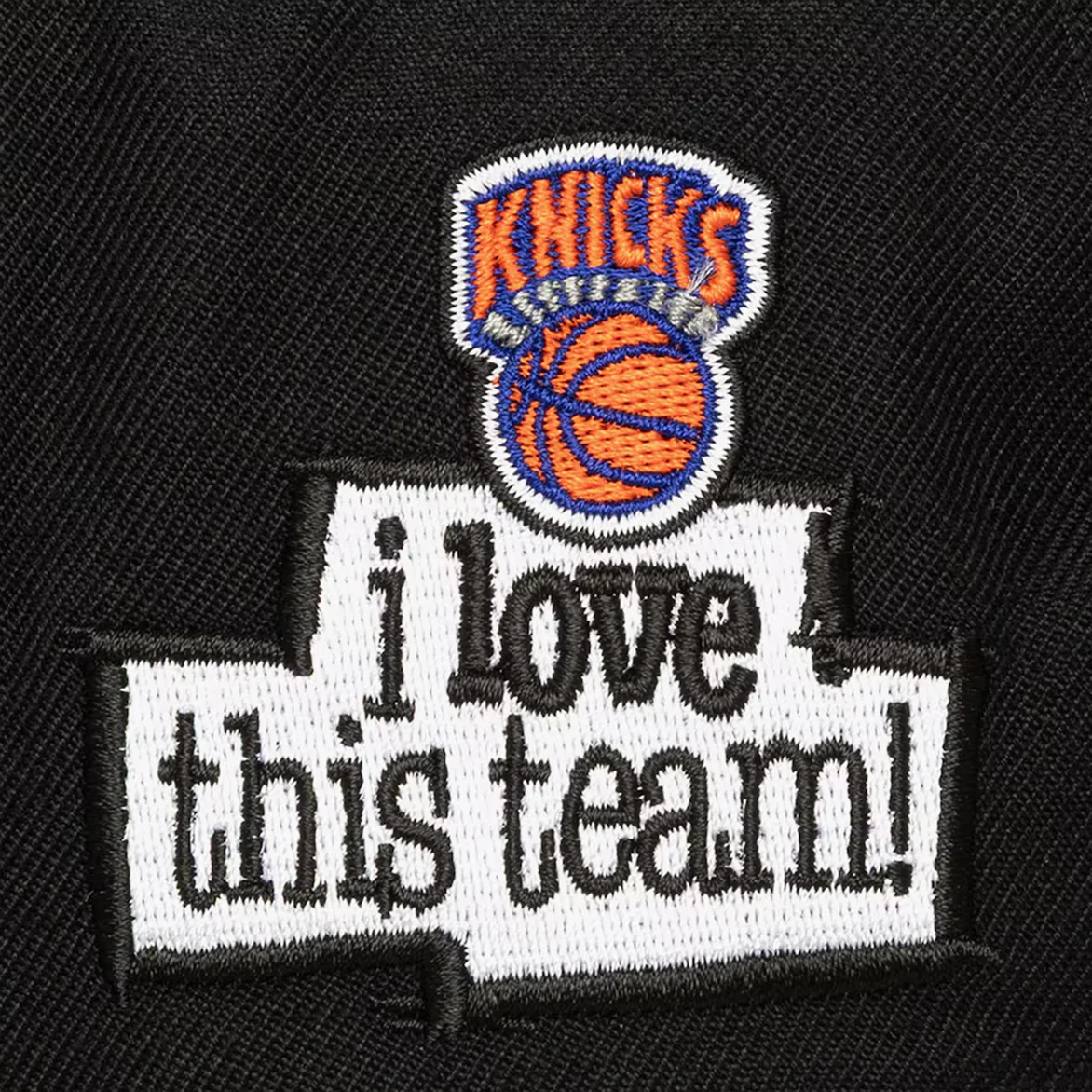 MITCHELL & NESS X JUST DON "I LOVE THIS TEAM" SNAKESKIN STRAPBACK - KNICKS - Image 4