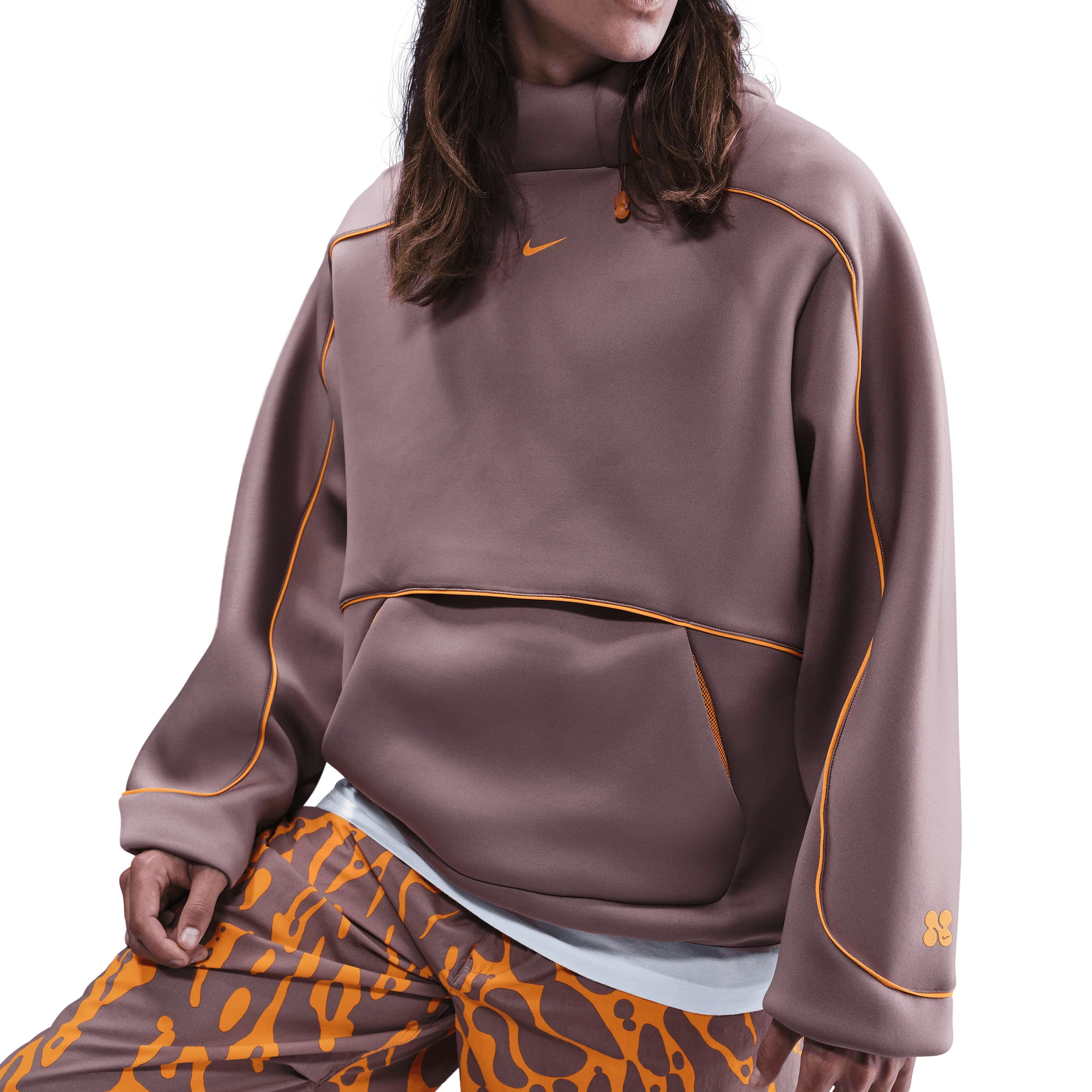 PROJECT F.R.O.G PULLOVER HOODIE - TAUPE GREY / SUNDIAL - Image 3