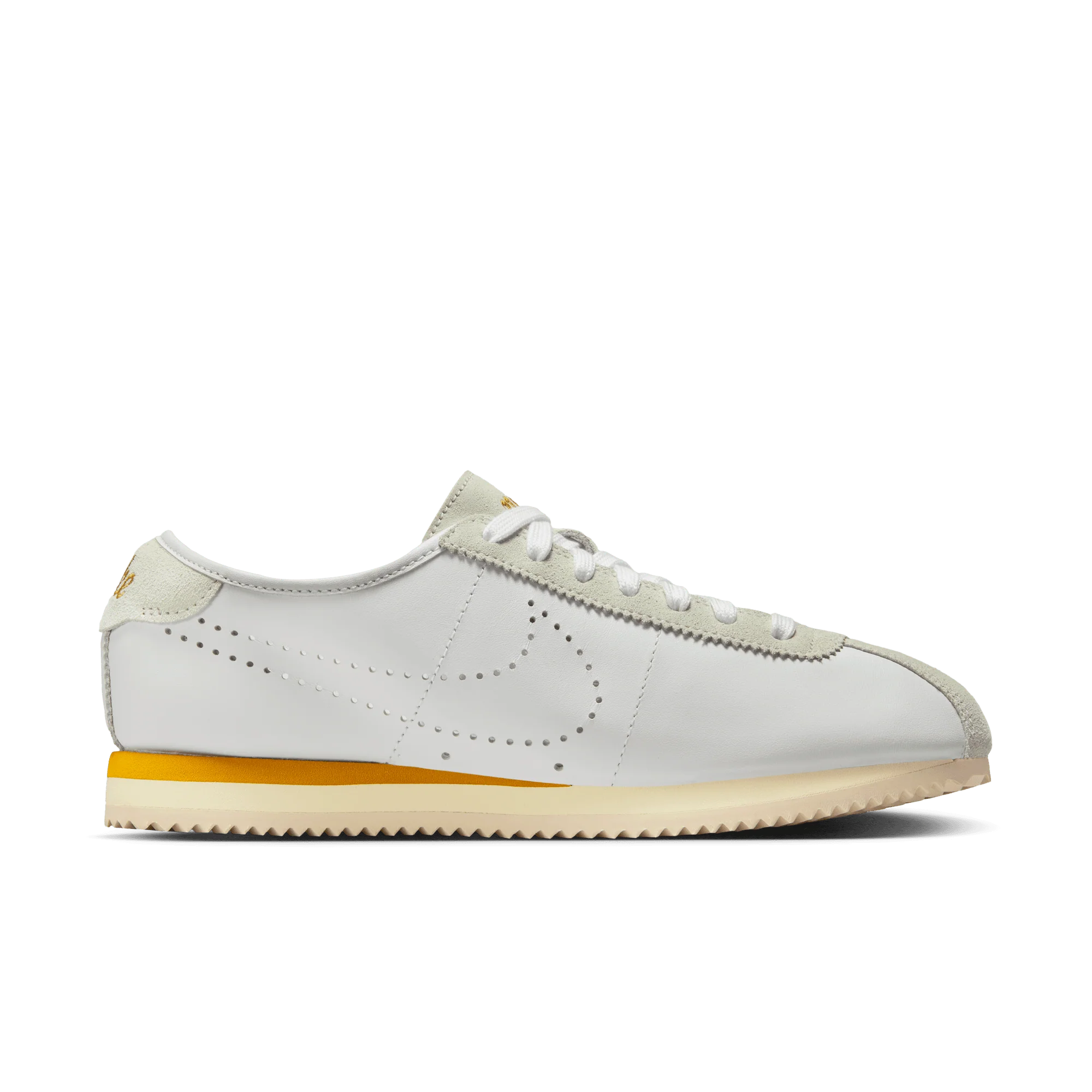 WMNS CORTEZ LEATHER - WHITE / LIGHT BONE - Image 3