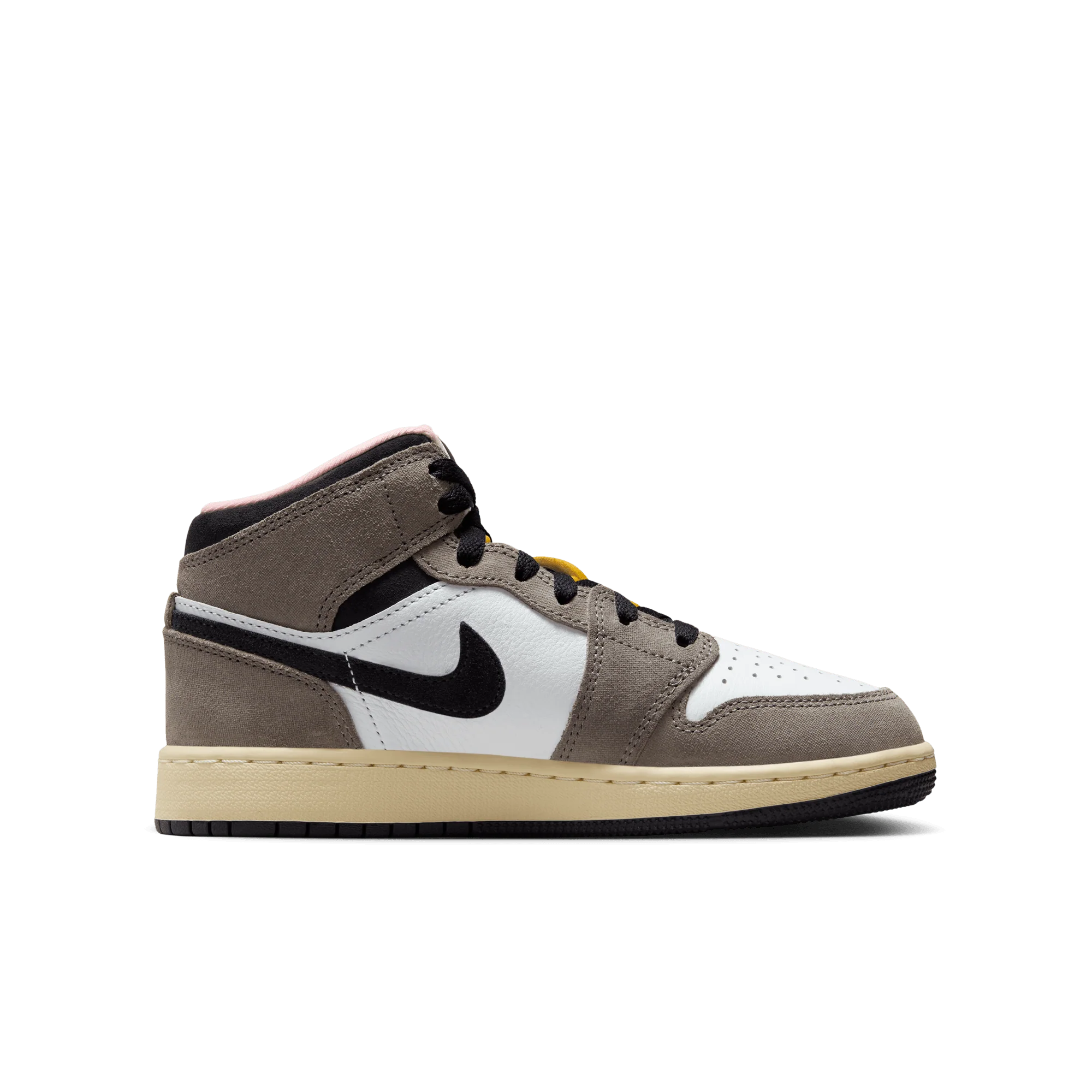 AIR JORDAN 1 MID (GS) "OIL GREY" - Image 3