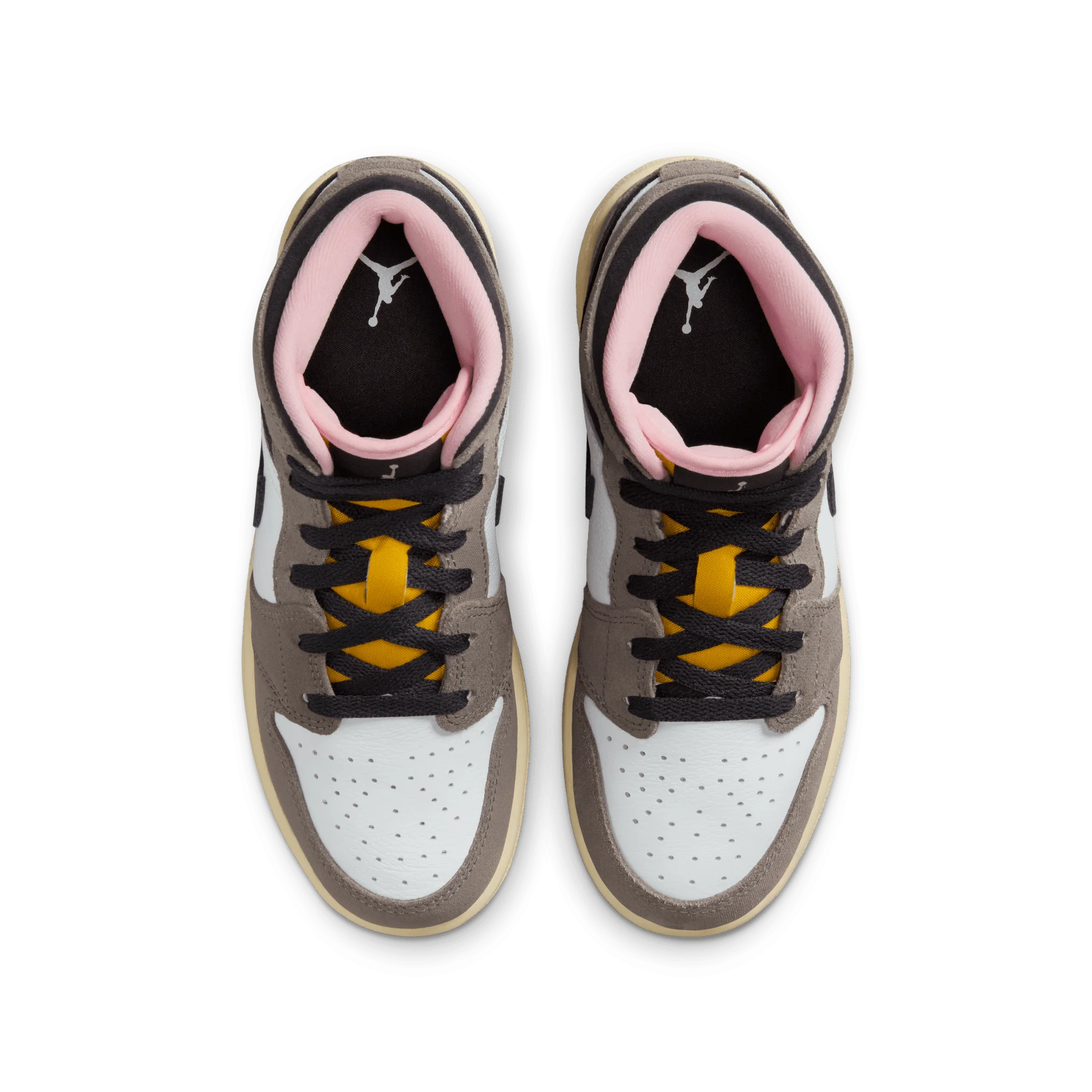 AIR JORDAN 1 MID (GS) "OIL GREY" - Image 5