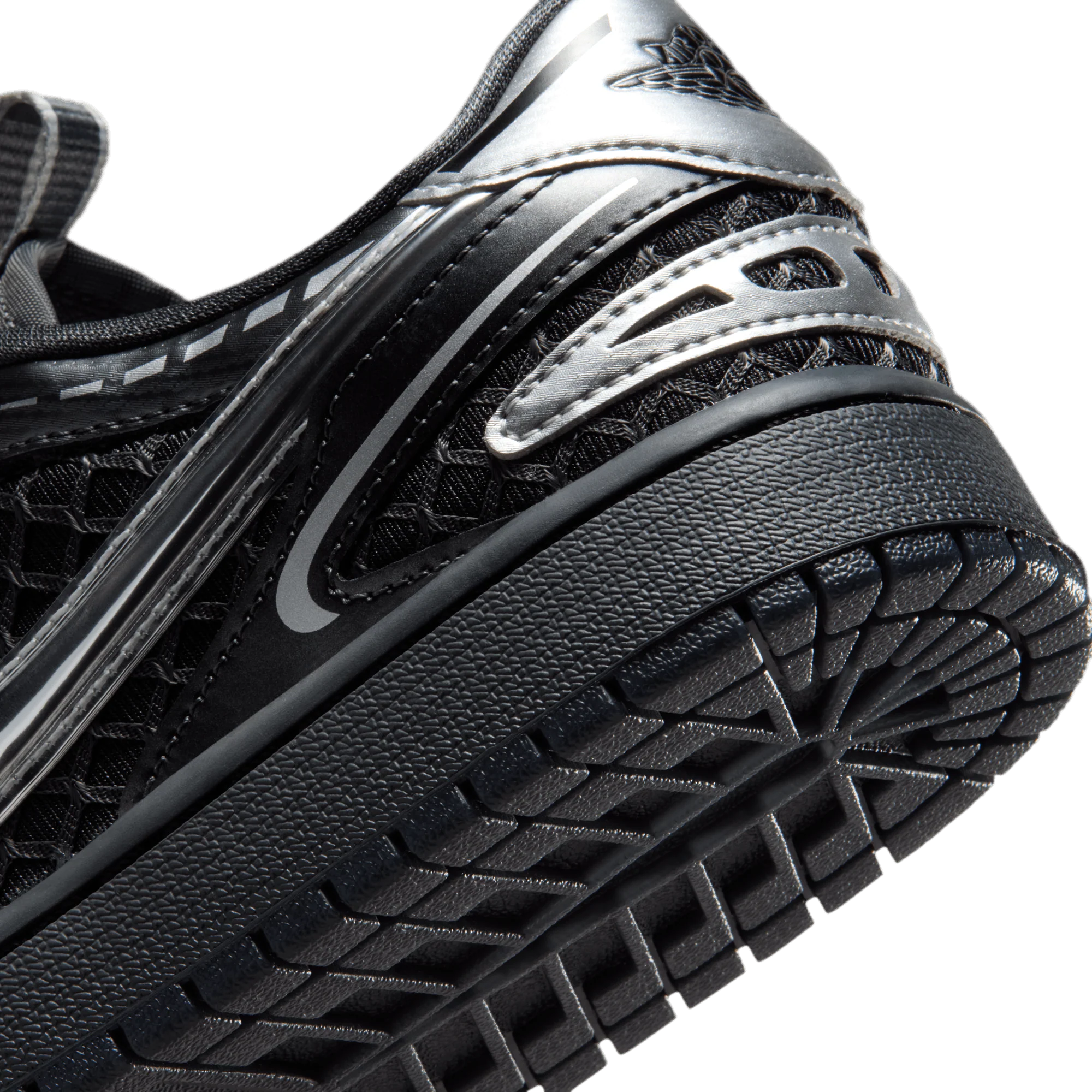 WMNS AIR JORDAN 1 MM LOW V3 - BLACK / METALLIC SILVER - Image 8