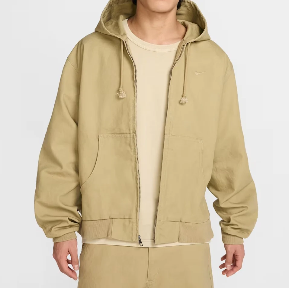 NIKE LIFE FULL-ZIP ULINED JACKET - PARACHUTE BEIGE