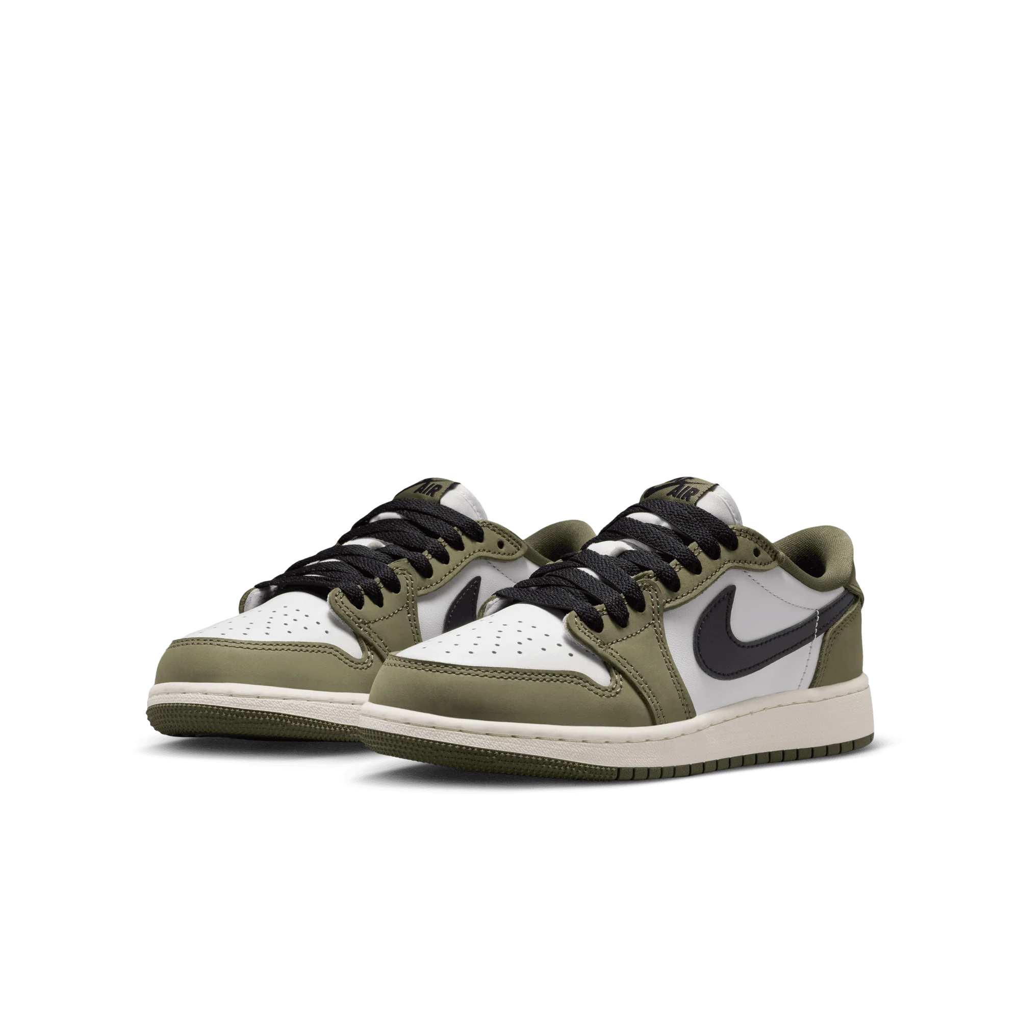 AIR JORDAN 1 RETRO LOW OG (GS) "MEDIUM OLIVE" - Image 2