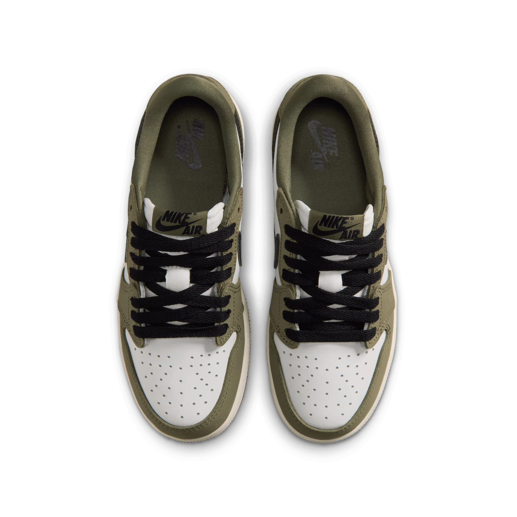 AIR JORDAN 1 RETRO LOW OG (GS) "MEDIUM OLIVE" - Image 5