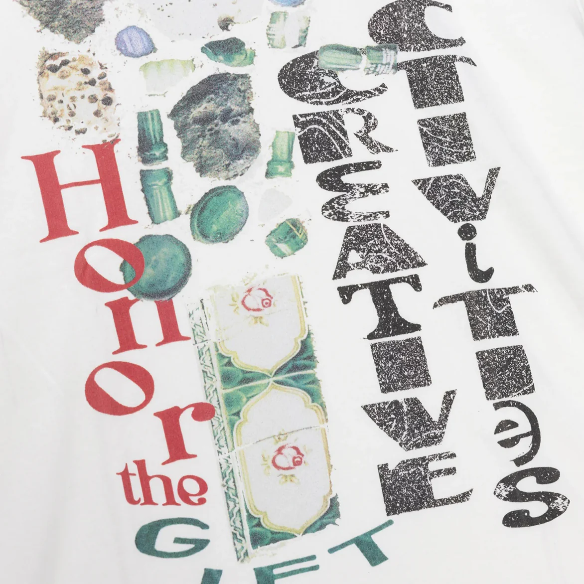 HONOR CREATIVE TEE - BONE - Image 2
