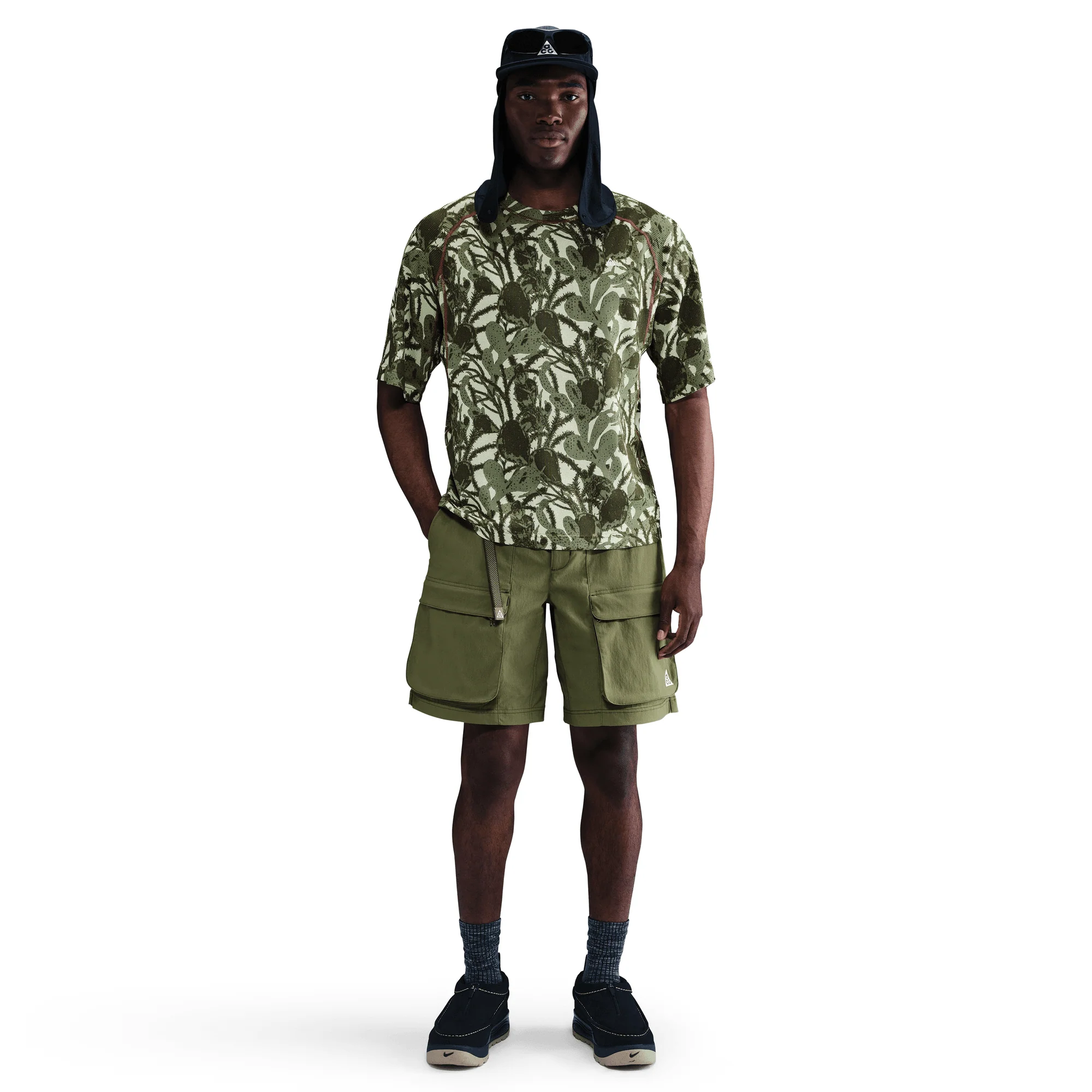ACG "CHINATI" DRI-FIT ADV TEE - LIGHT KHAKI / CARGO KHAKI - Image 4