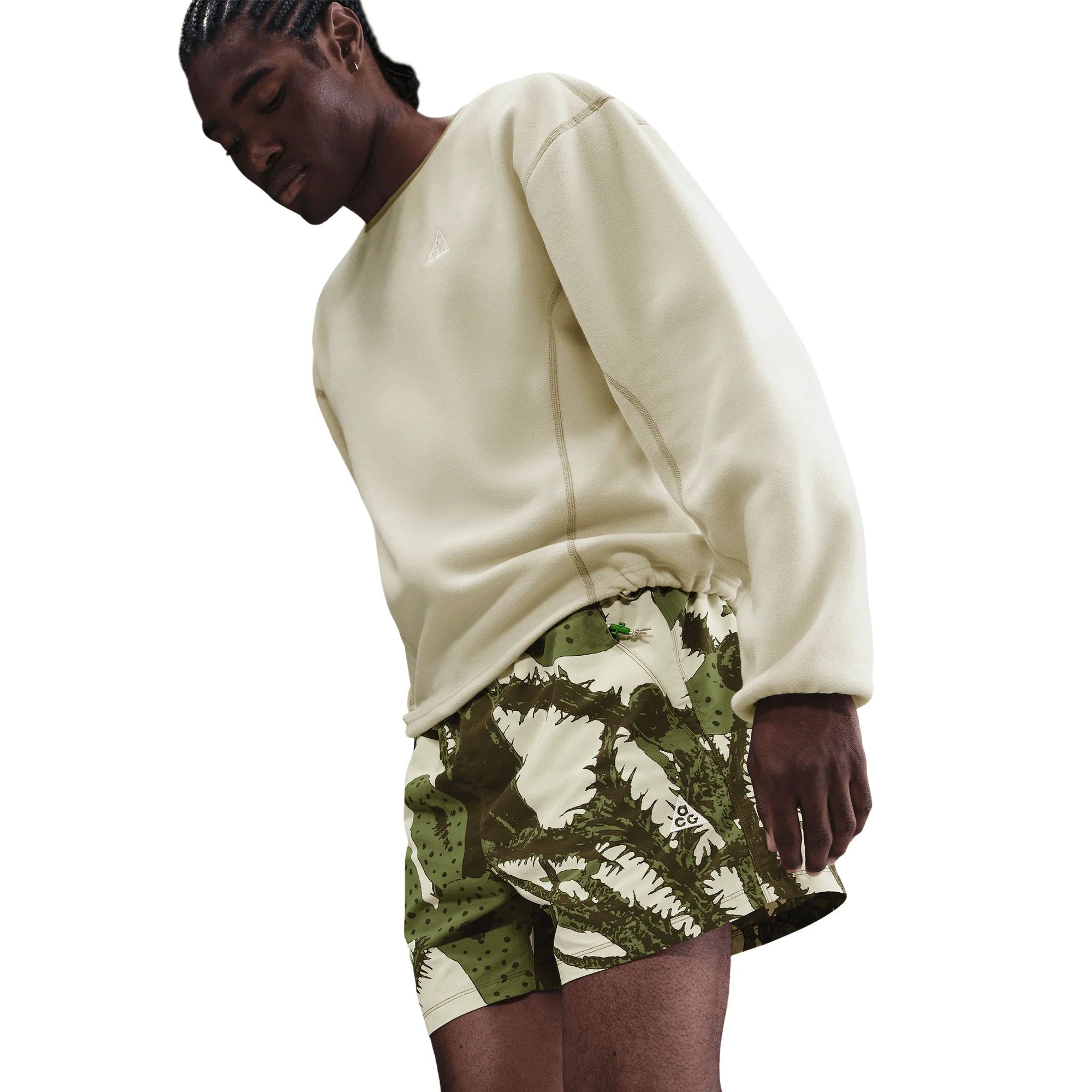 ACG "RESEVOIR GOAT" SHORTS - LIGHT KHAKI / SUMMIT WHITE - Image 2