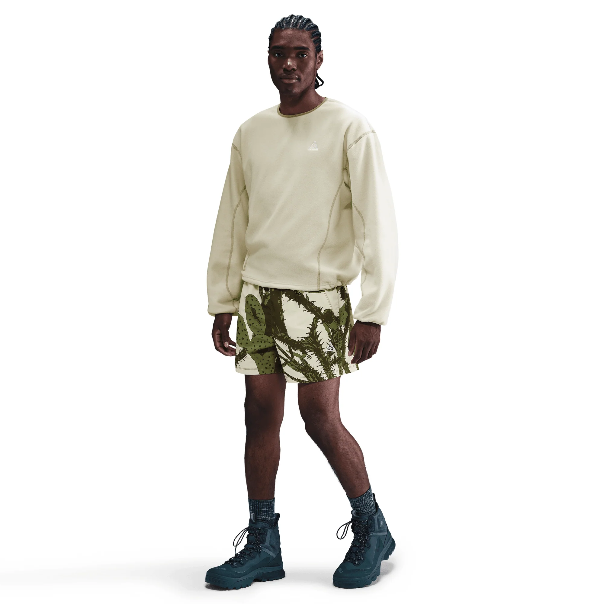 ACG "RESEVOIR GOAT" SHORTS - LIGHT KHAKI / SUMMIT WHITE - Image 4