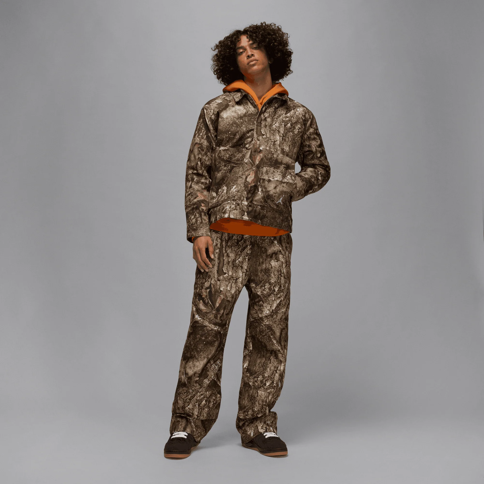 JORDAN BROOKLYN WOVEN REALTREE PANTS - MEDIUM OLIVE / SAIL - Image 3