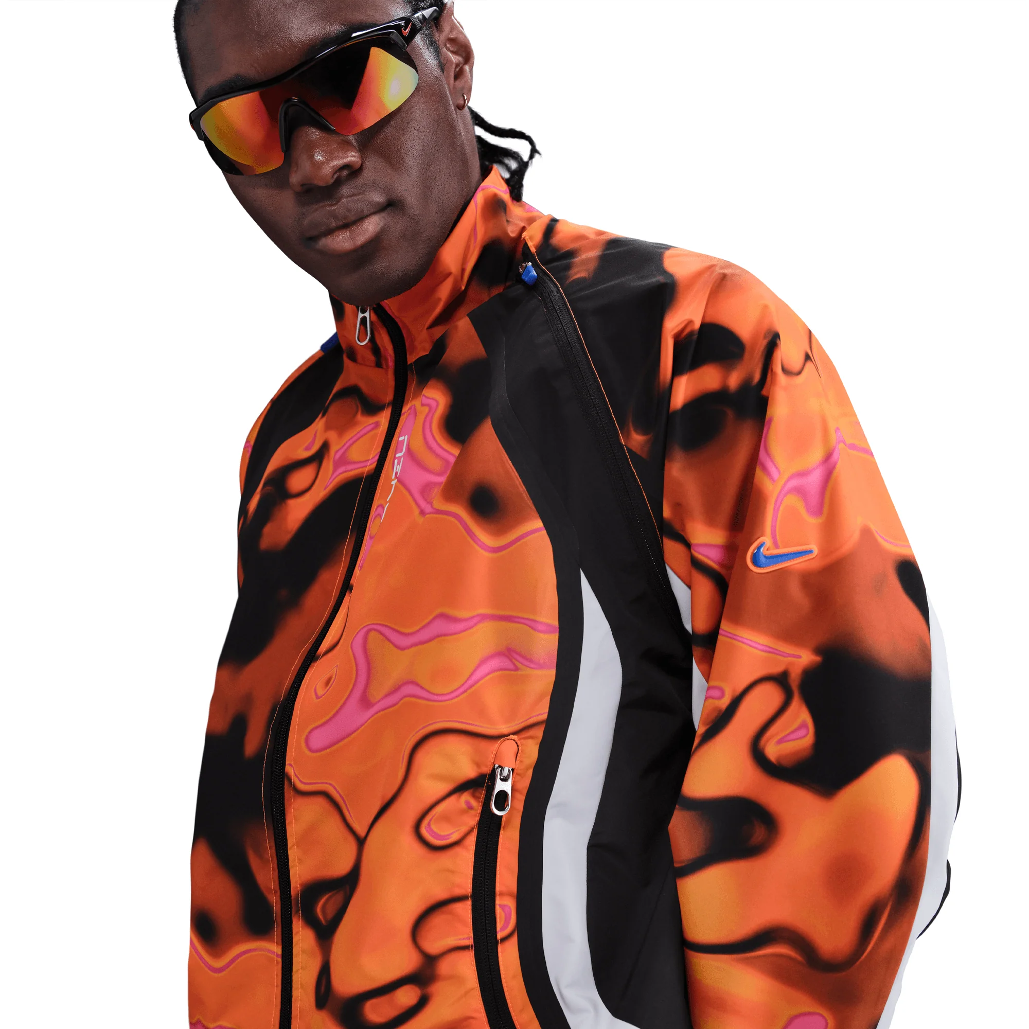 PROJECT F.R.O.G STORM-FIT TRACK JACKET - TOTAL ORANGE
