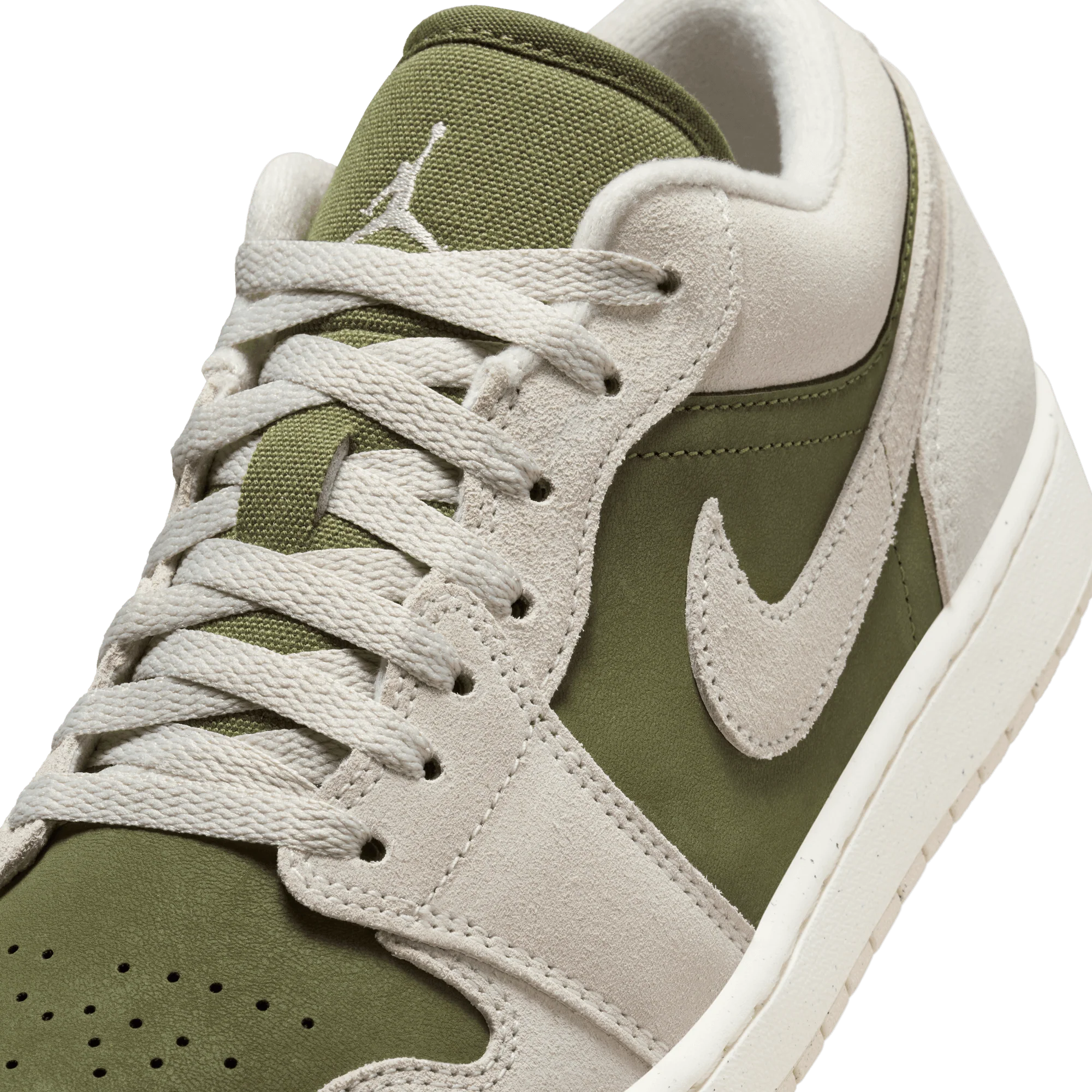 AIR JORDAN 1 LOW SE - MEDIUM OLIVE / LIGHT OREWOOD BROWN - Image 7