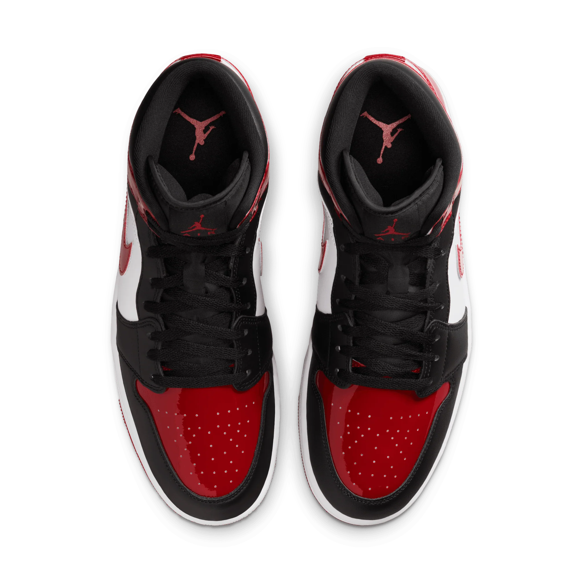 AIR JORDAN 1 MID SE "PATENT BRED TOE" - Image 5