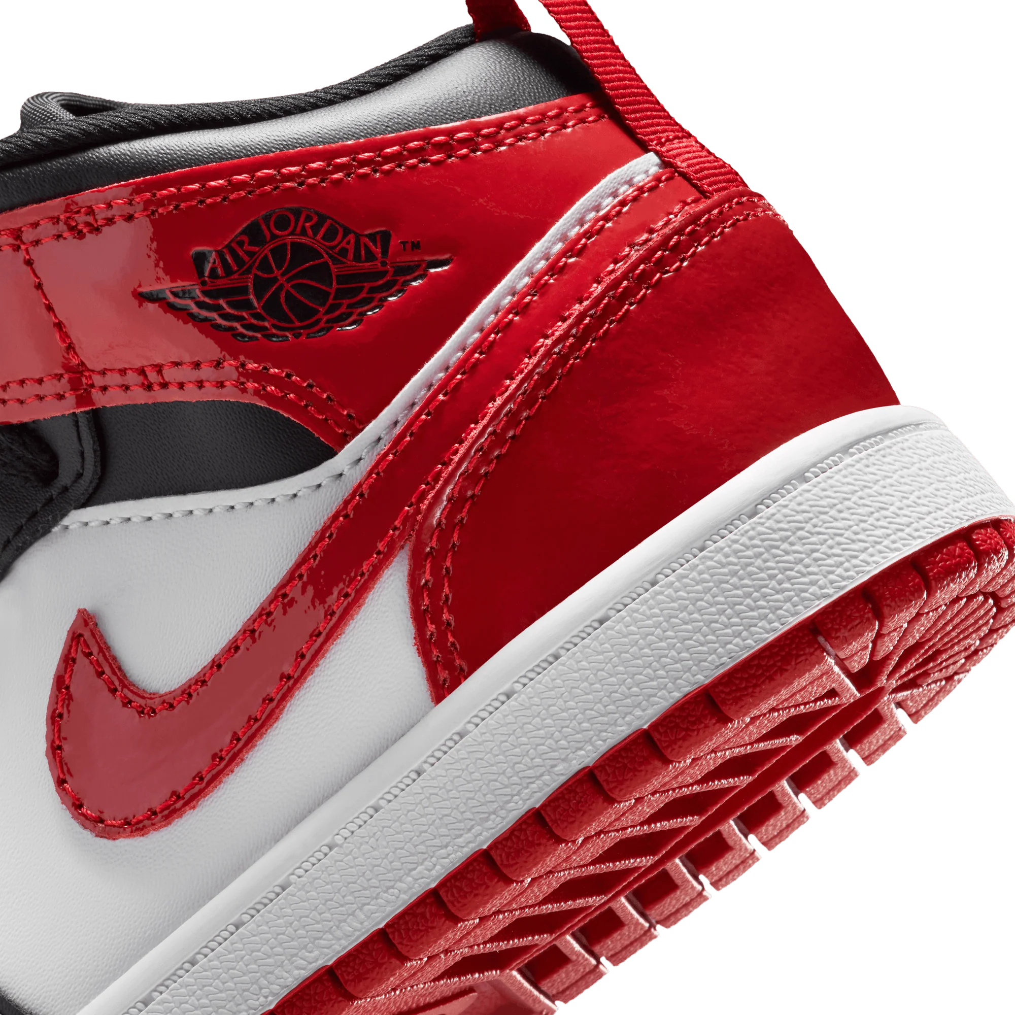 JORDAN 1 MID SE (PS) "PATENT BRED TOE" - Image 8